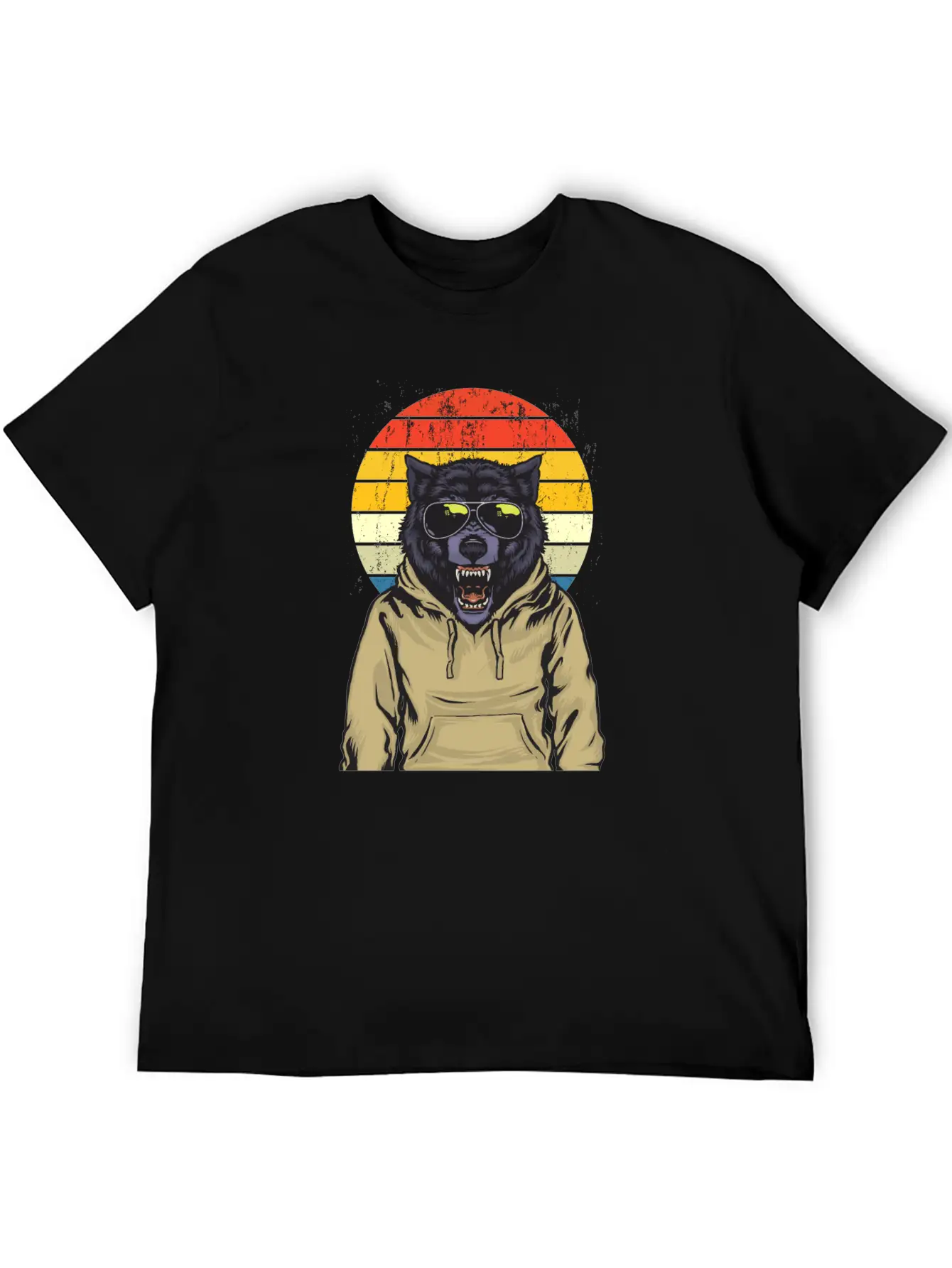 Wolf Animal Style Modern Fit Casual T-Shirt – Clean And Versatile Design