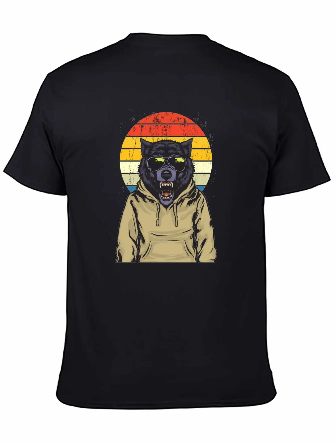Wolf Animal Style Modern Fit Casual T-Shirt – Clean And Versatile Design