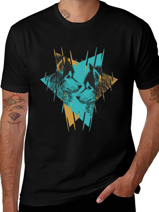Wolf Brothers Classic Fit Graphic Tee For Daily Comfort – Unisex Cotton Shirt