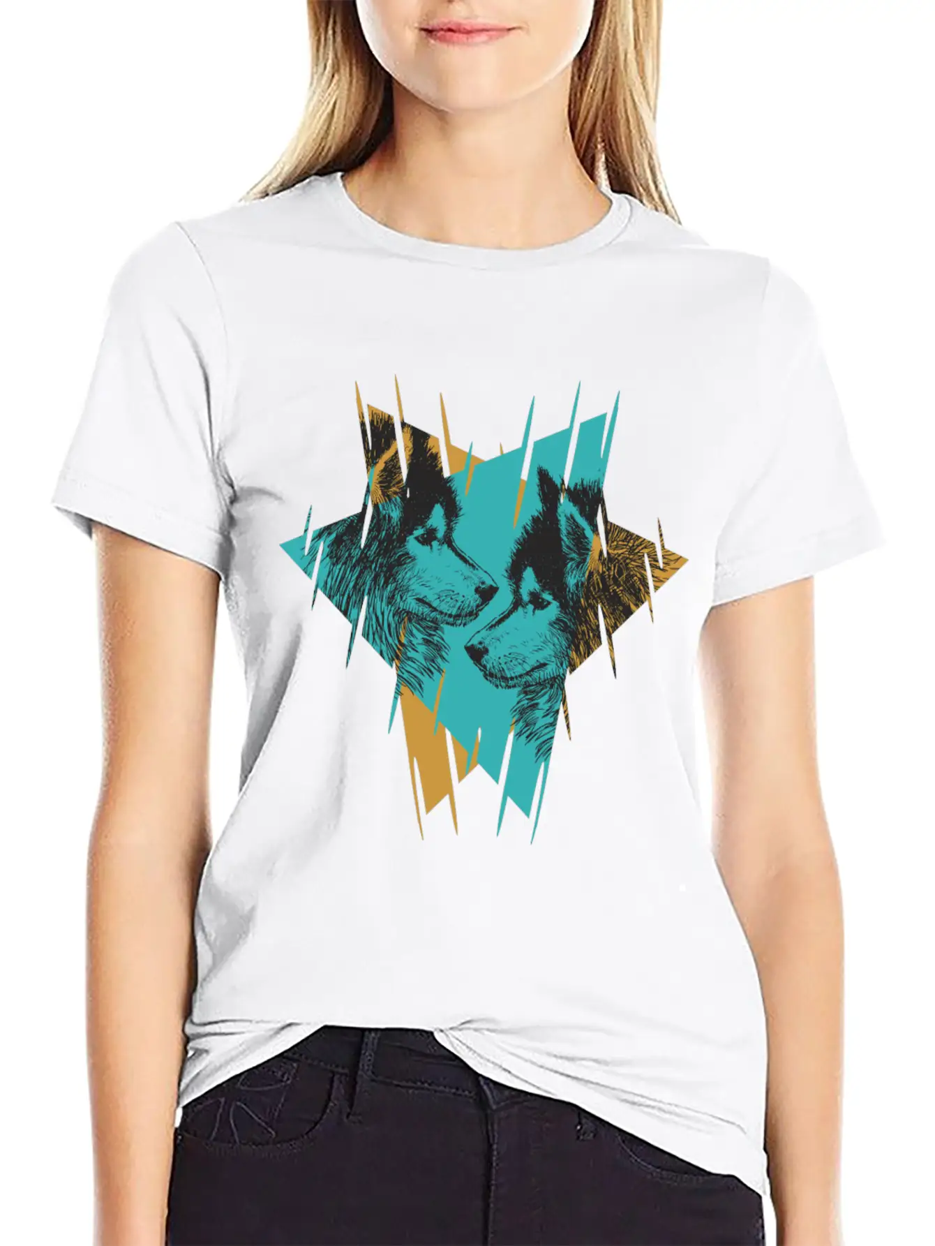 Wolf Brothers Classic Fit Graphic Tee For Daily Comfort – Unisex Cotton Shirt