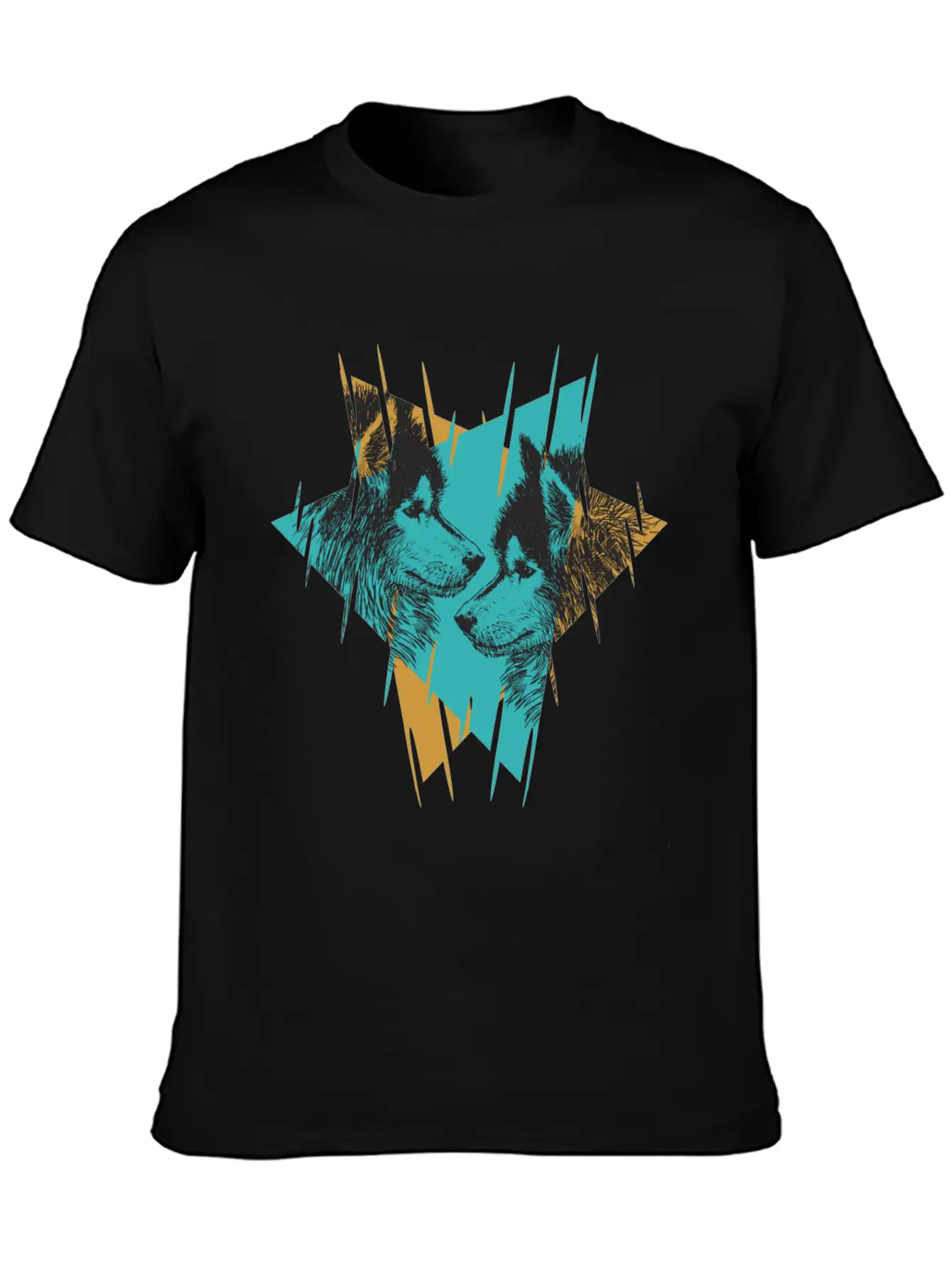 Wolf Brothers Classic Fit Graphic Tee For Daily Comfort – Unisex Cotton Shirt