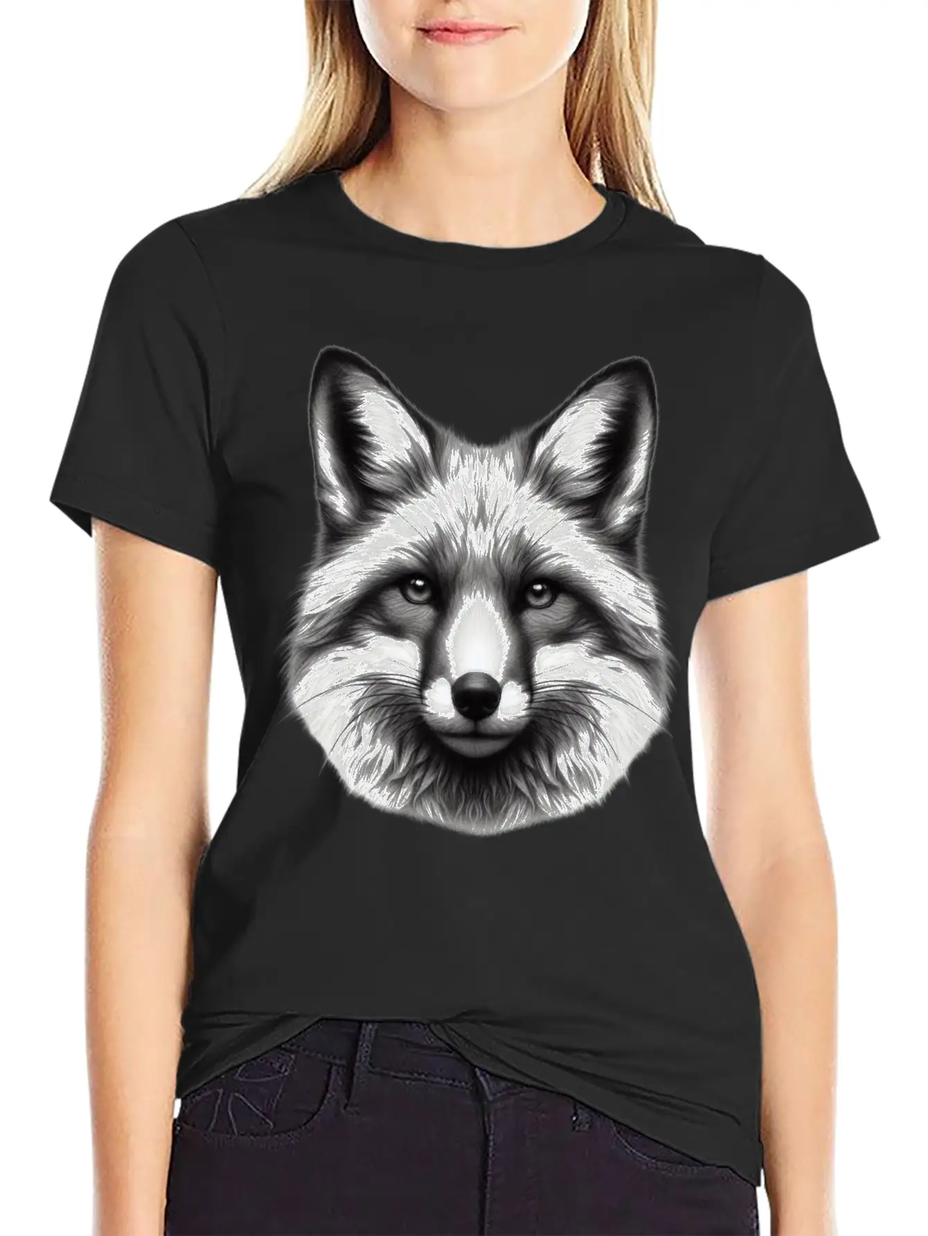 Wolf Classic Fit Graphic Tee For Daily Comfort – Unisex Cotton Shirt