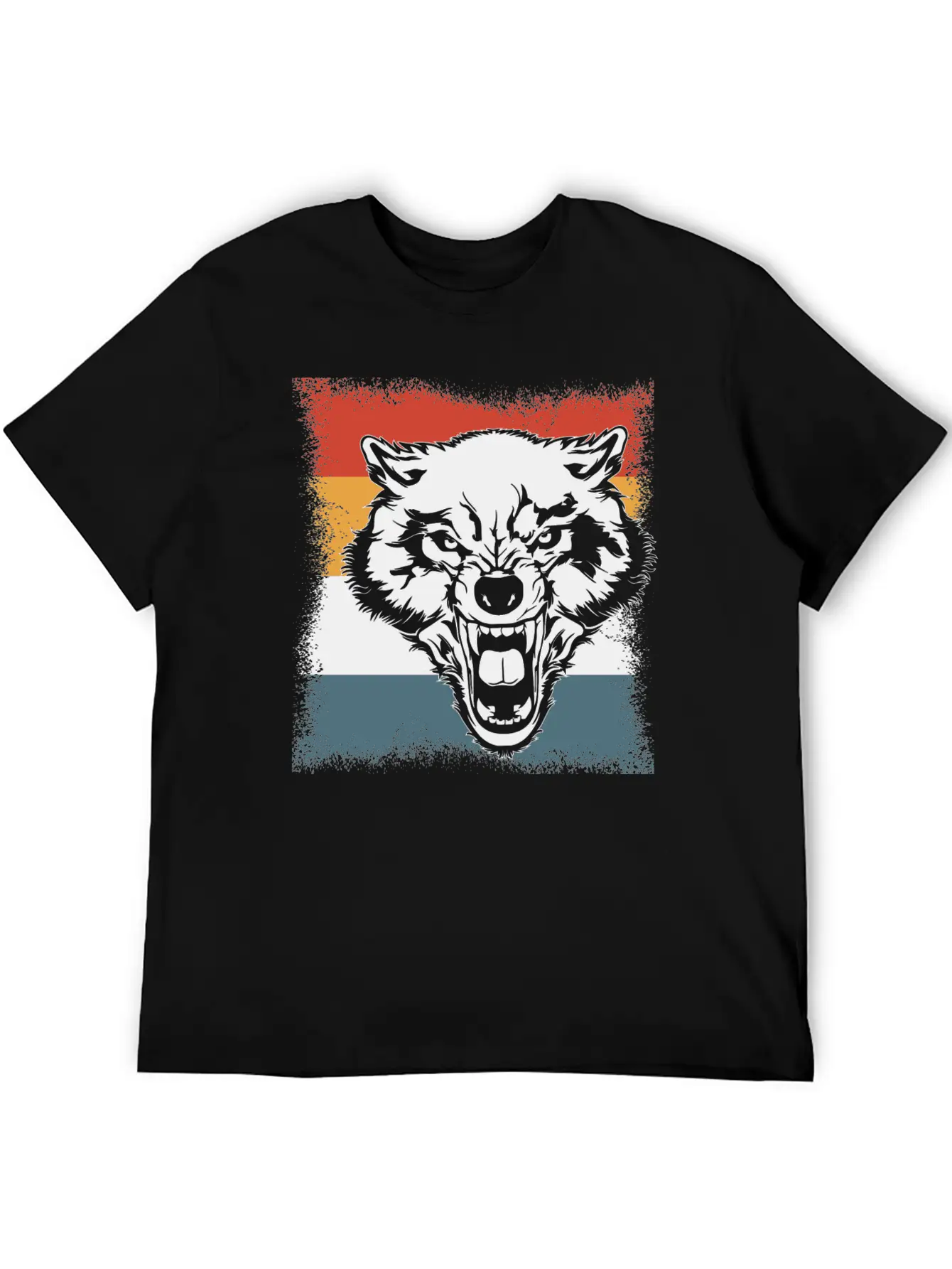 Wolf Cry Howl Gift Animal Forest Basic Graphic T-Shirt – Daily Comfort In Soft Cotton