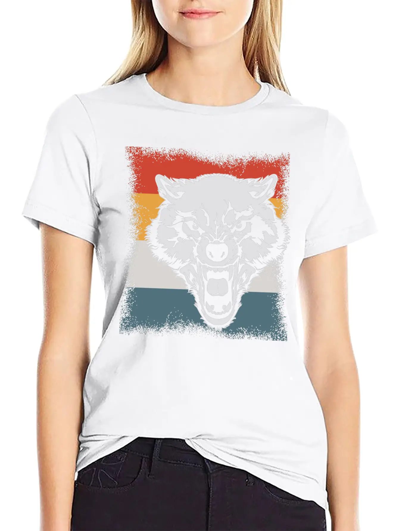 Wolf Cry Howl Gift Animal Forest Basic Graphic T-Shirt – Daily Comfort In Soft Cotton