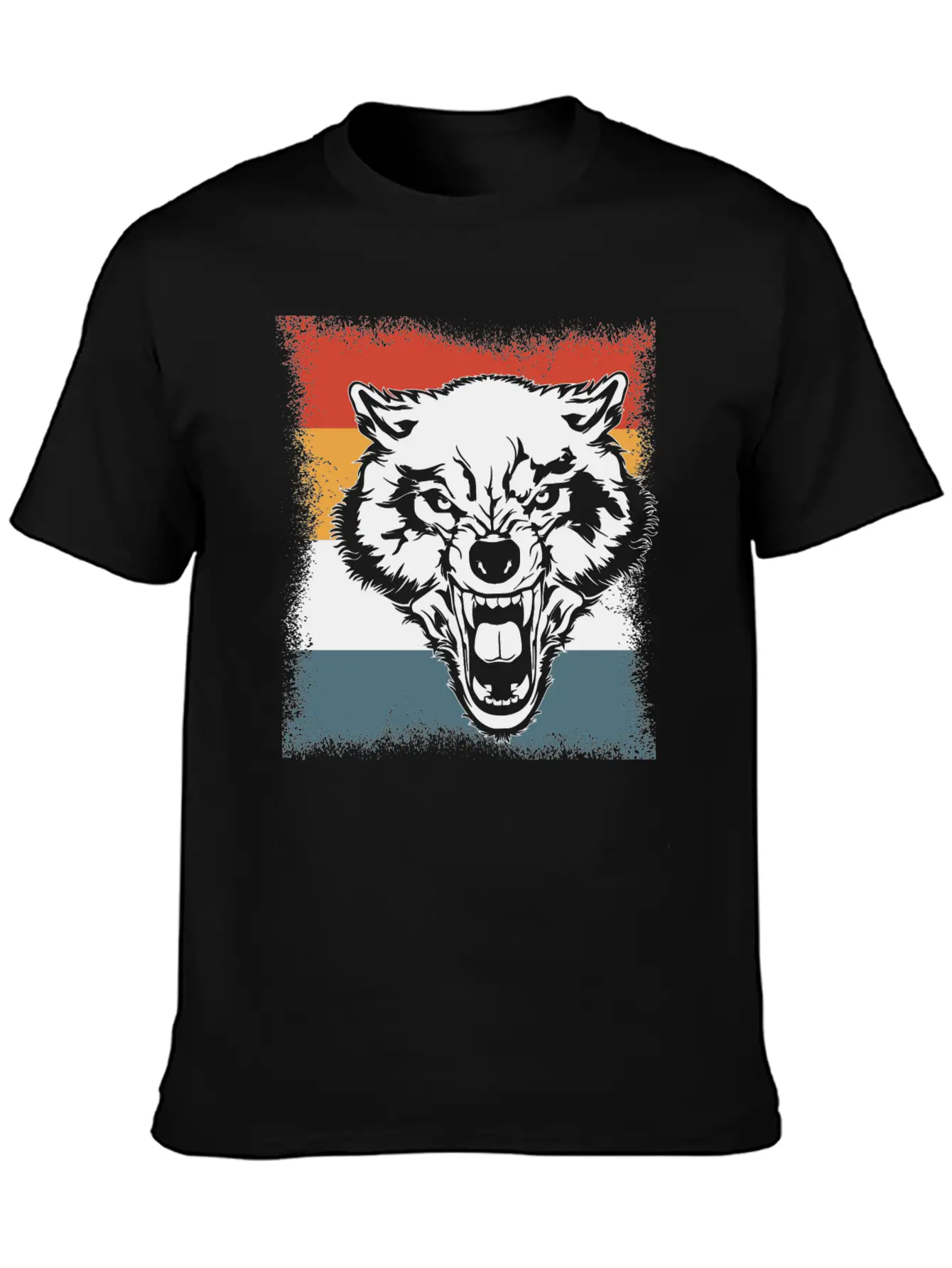 Wolf Cry Howl Gift Animal Forest Basic Graphic T-Shirt – Daily Comfort In Soft Cotton
