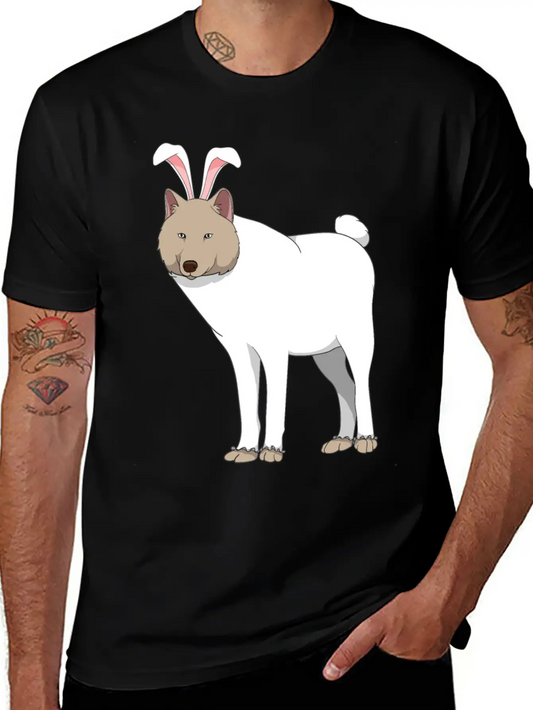 Wolf Easter Bunny Costume Easter Gift Comfortable Minimalist Graphic Tee – Summer Style Essential