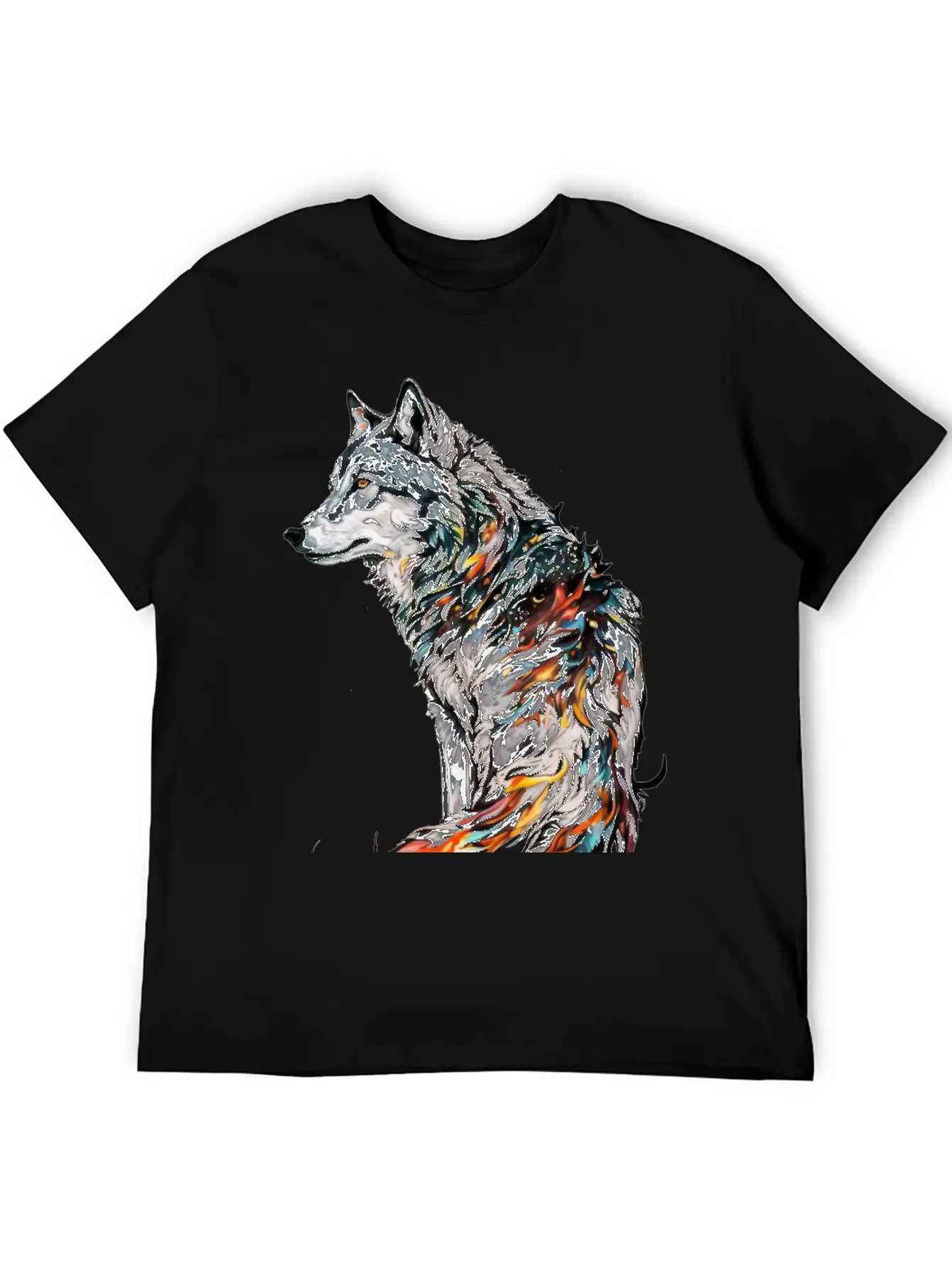 Wolf Give Birth Lightweight Cotton T-Shirt – Daily Comfort Graphic Shirt