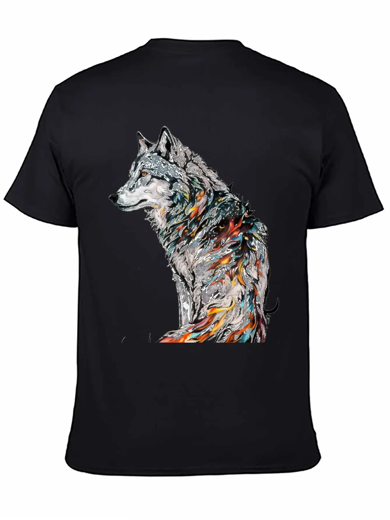 Wolf Give Birth Lightweight Cotton T-Shirt – Daily Comfort Graphic Shirt