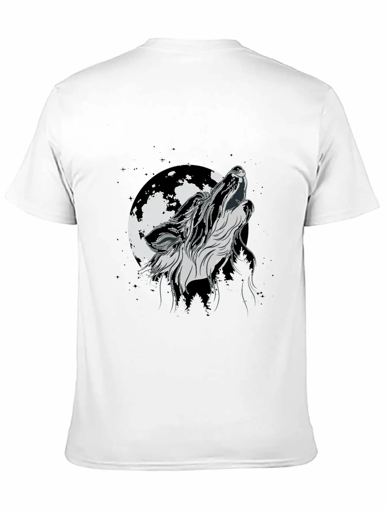 Wolf In Moon Light Werewolf Wolves Modern Fit Casual T-Shirt – Clean And Versatile Design
