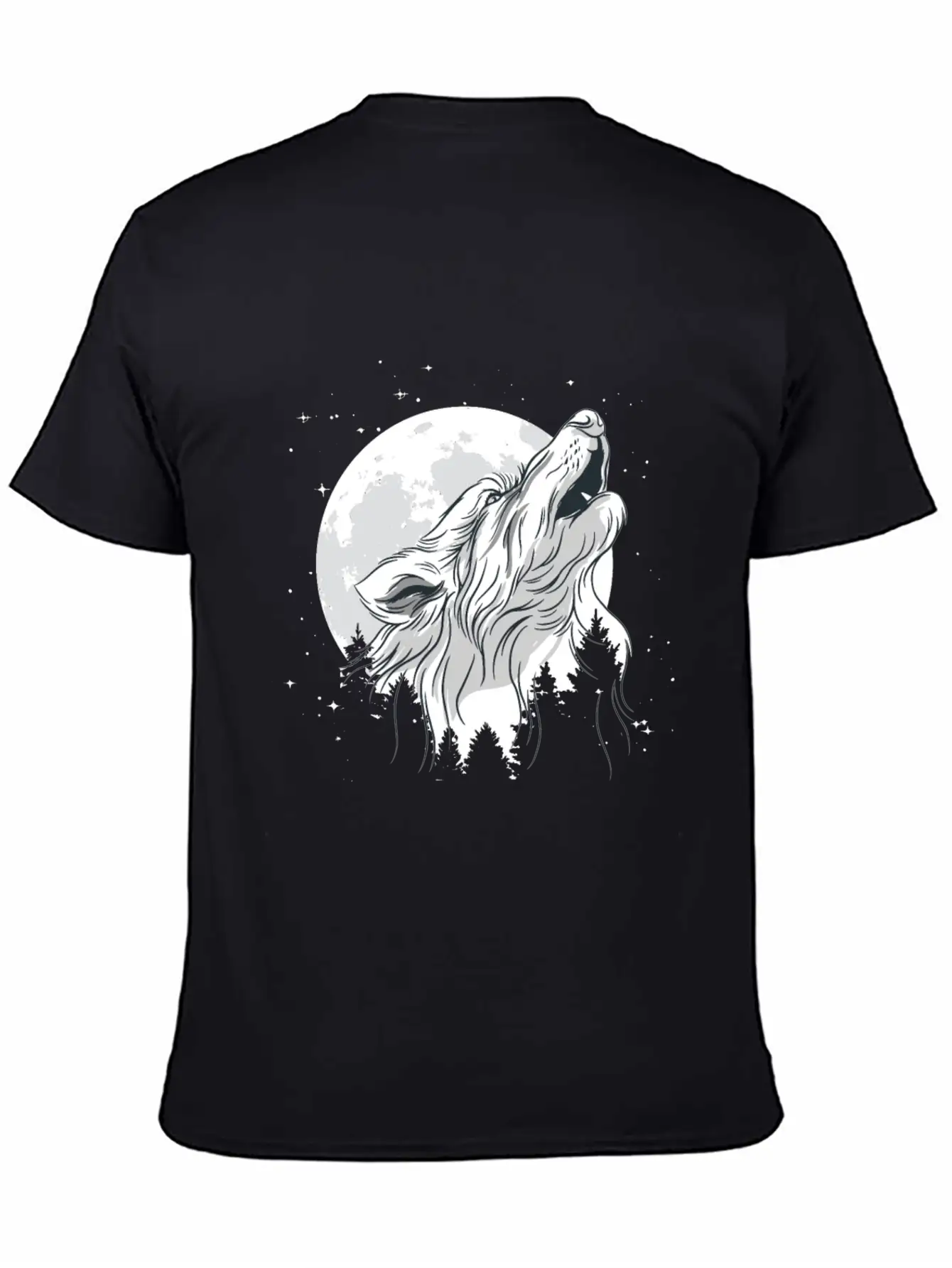 Wolf In Moon Light Werewolf Wolves Modern Fit Casual T-Shirt – Clean And Versatile Design