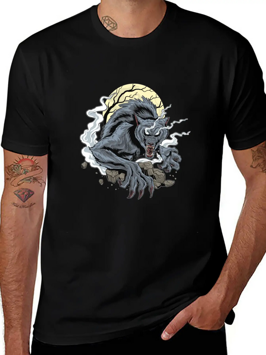 Wolf Modern Fit Casual T-Shirt – Clean And Versatile Design