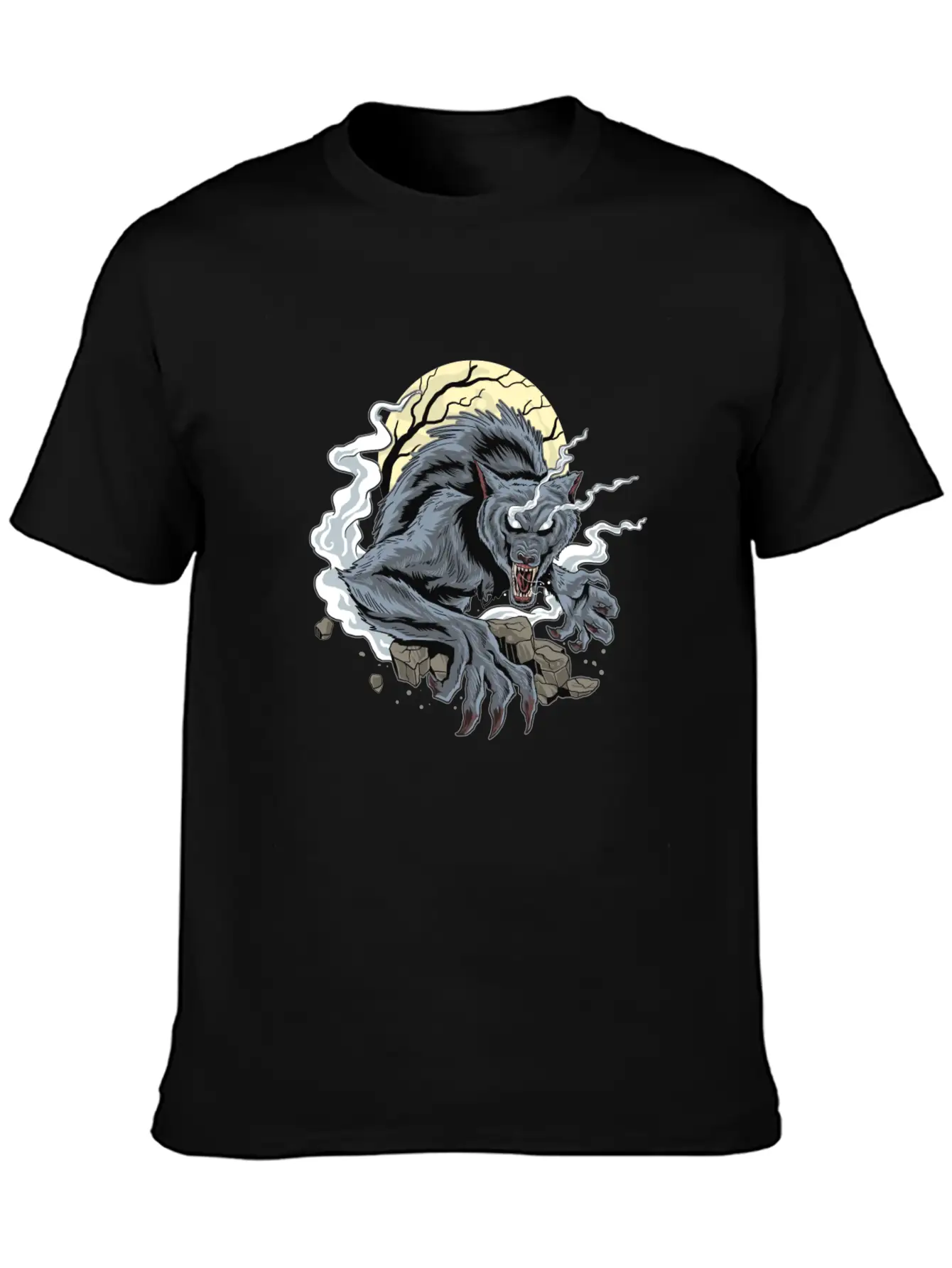 Wolf Modern Fit Casual T-Shirt – Clean And Versatile Design