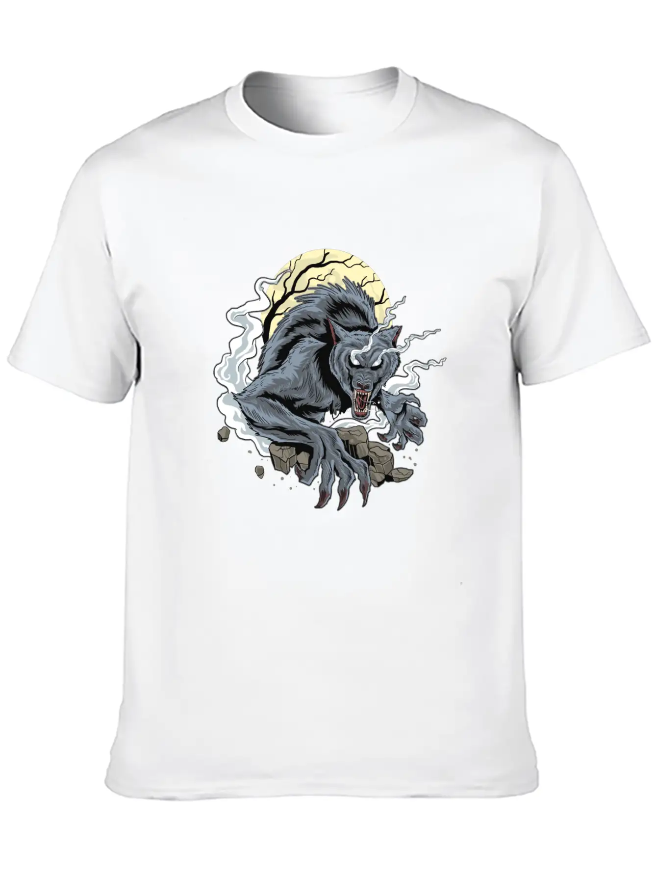 Wolf Modern Fit Casual T-Shirt – Clean And Versatile Design