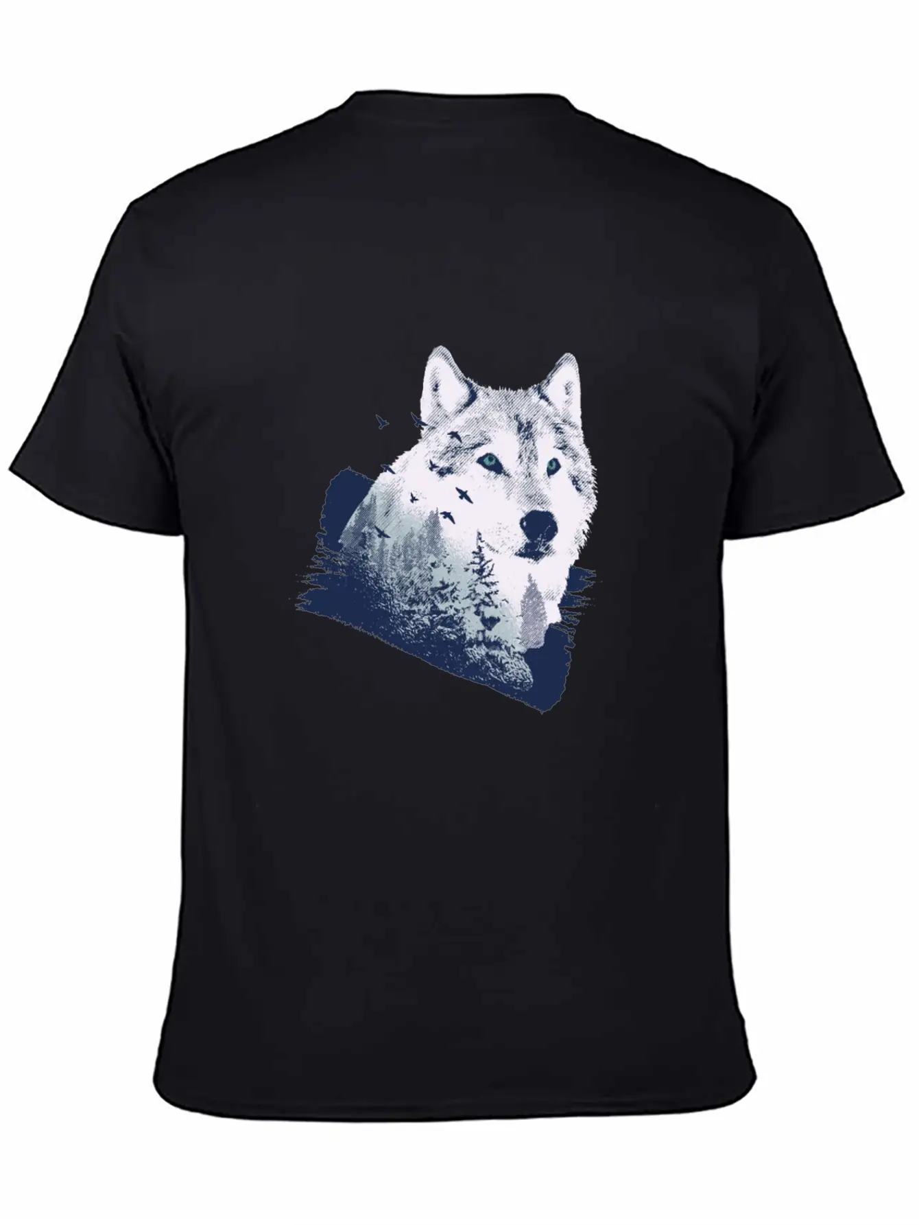 Wolf Motif Nature Wolves Unisex Casual T-Shirt – Clean Design For Daily Comfort