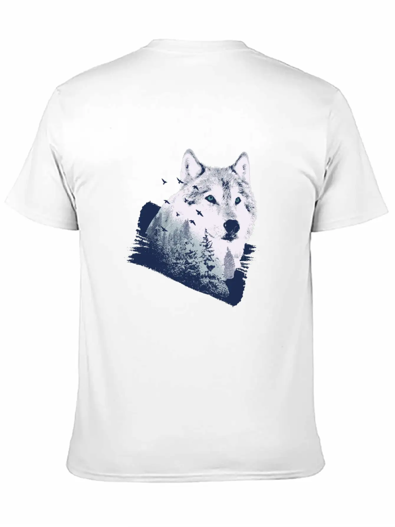 Wolf Motif Nature Wolves Unisex Casual T-Shirt – Clean Design For Daily Comfort