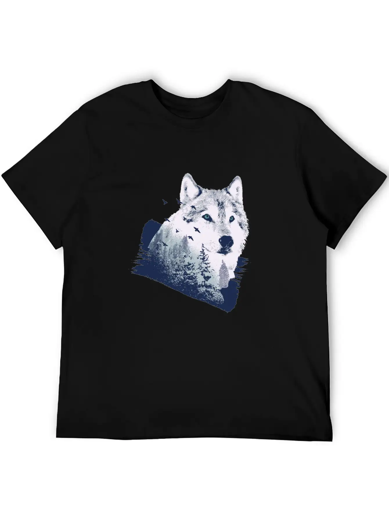 Wolf Motif Nature Wolves Unisex Casual T-Shirt – Clean Design For Daily Comfort