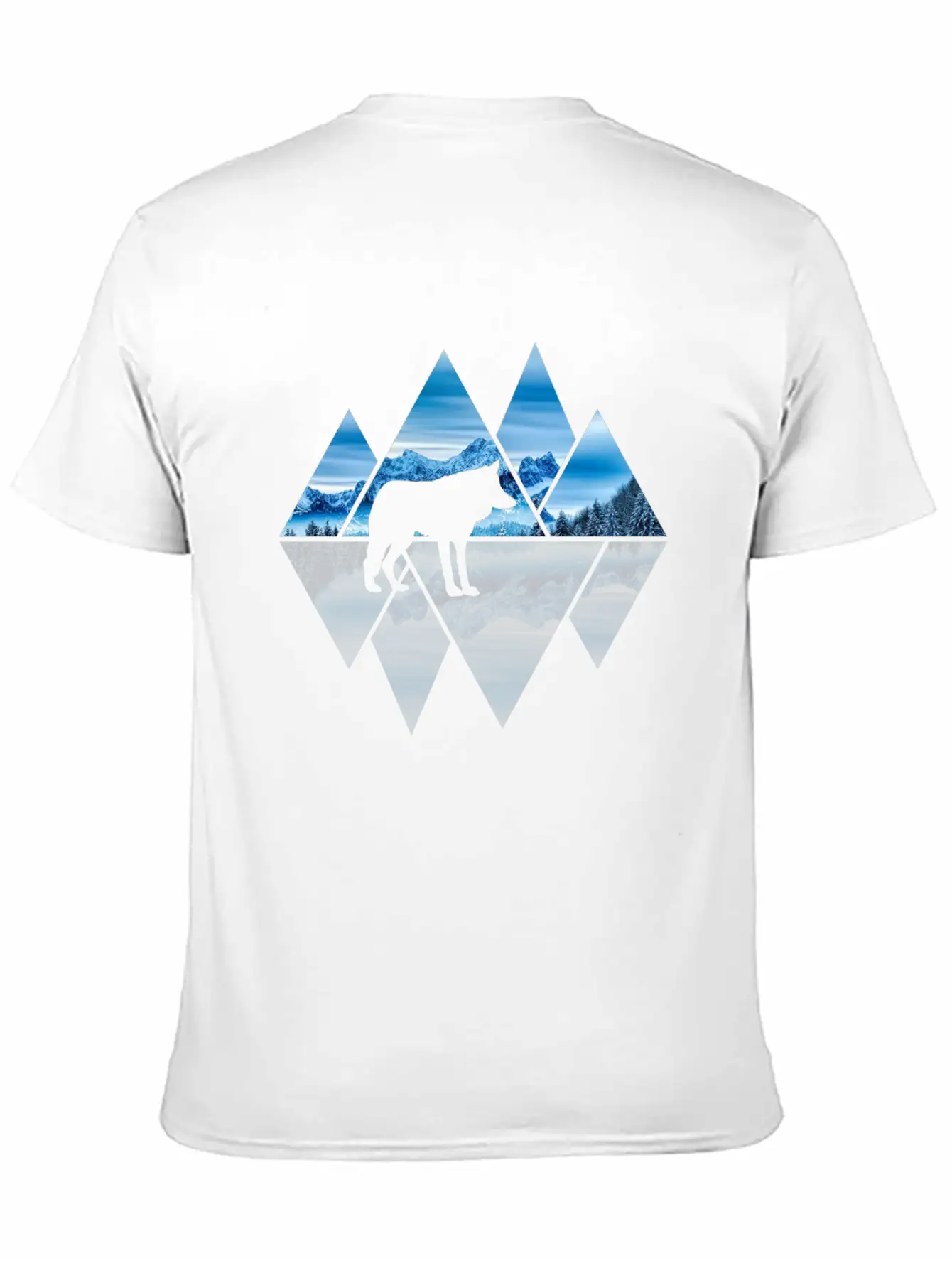 Wolf Mountains Nature Lover Ice Soft Cotton Short Sleeve Tee – Unisex Wardrobe Staple