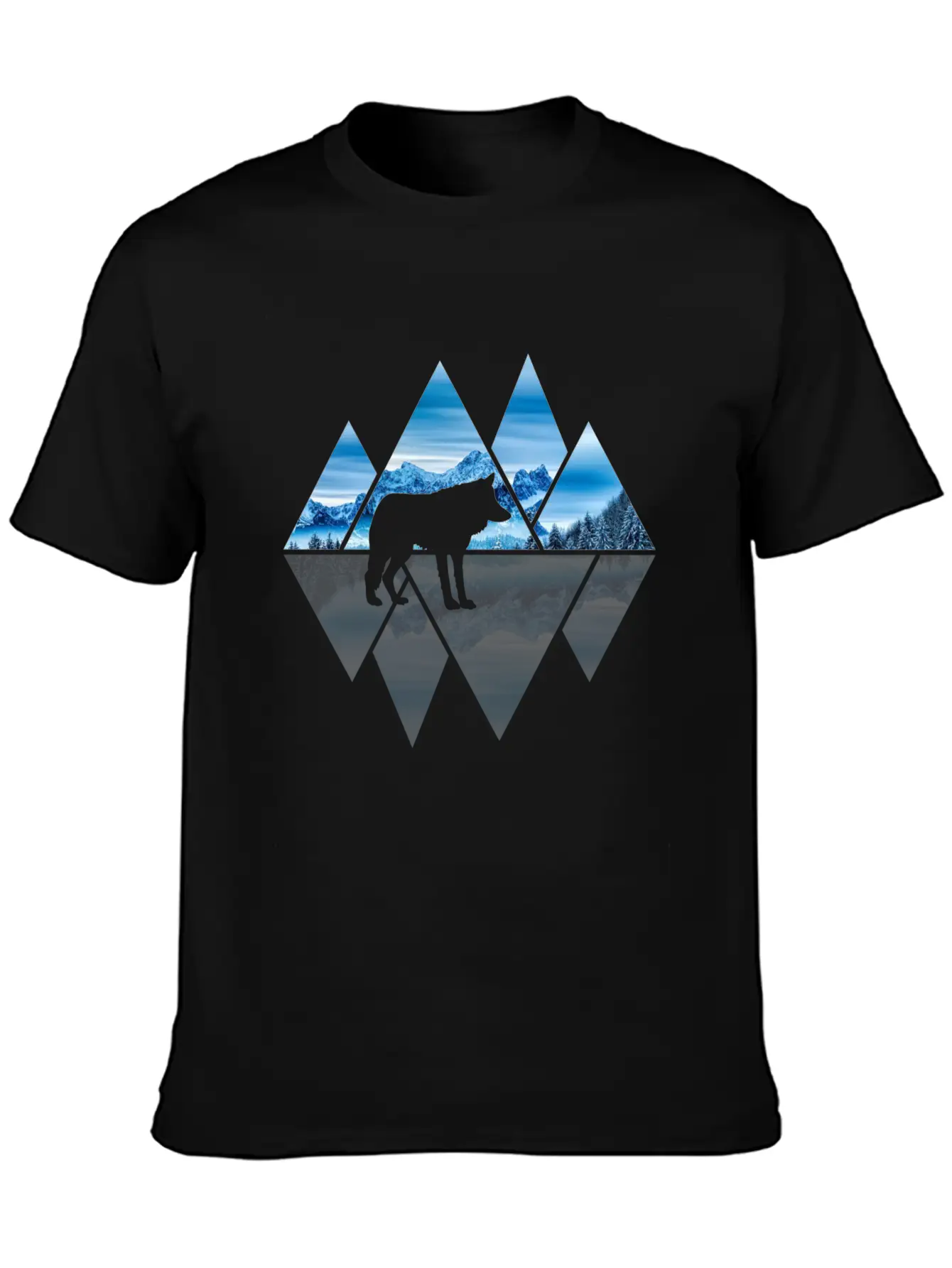 Wolf Mountains Nature Lover Ice Soft Cotton Short Sleeve Tee – Unisex Wardrobe Staple