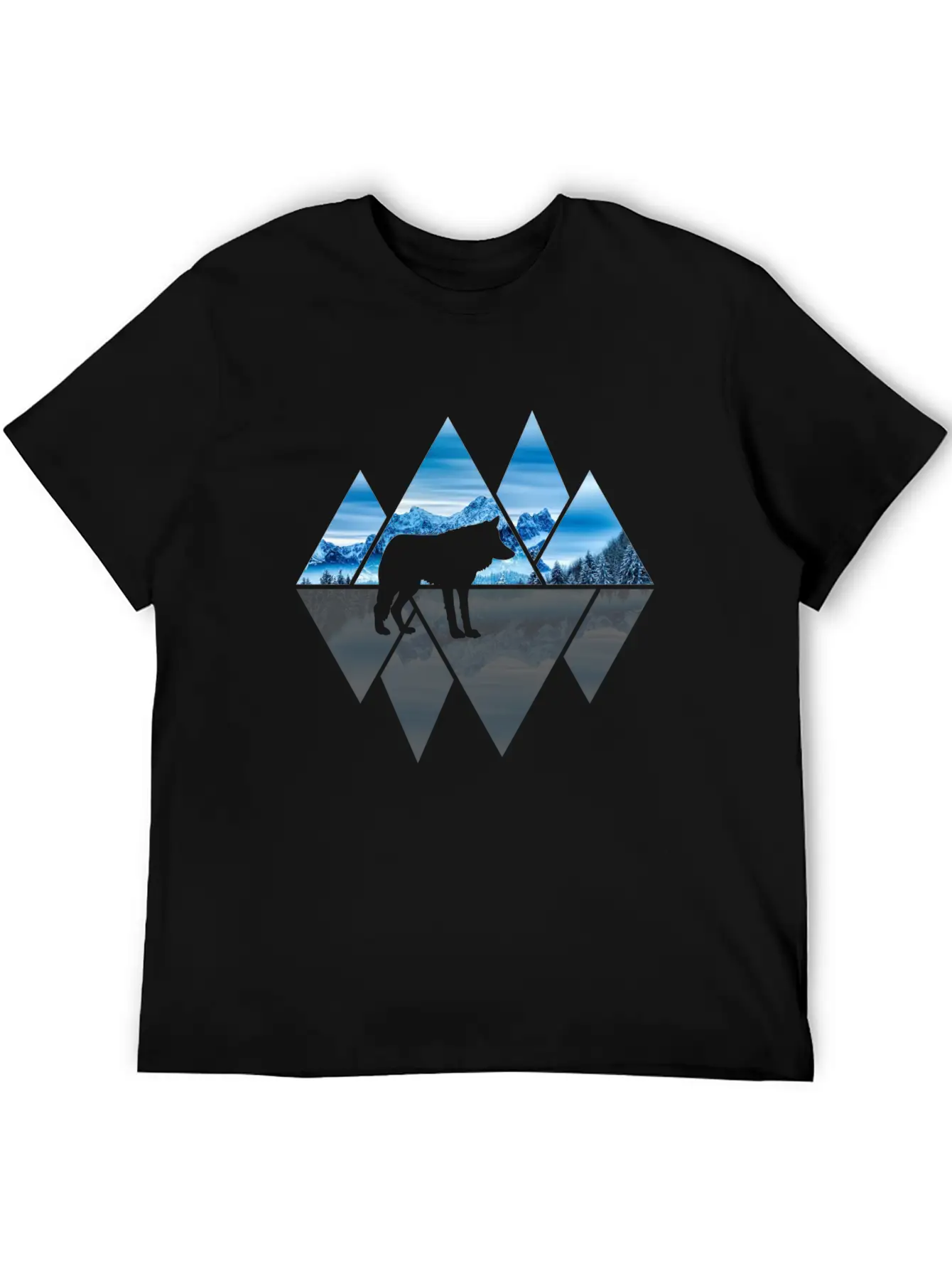 Wolf Mountains Nature Lover Ice Soft Cotton Short Sleeve Tee – Unisex Wardrobe Staple