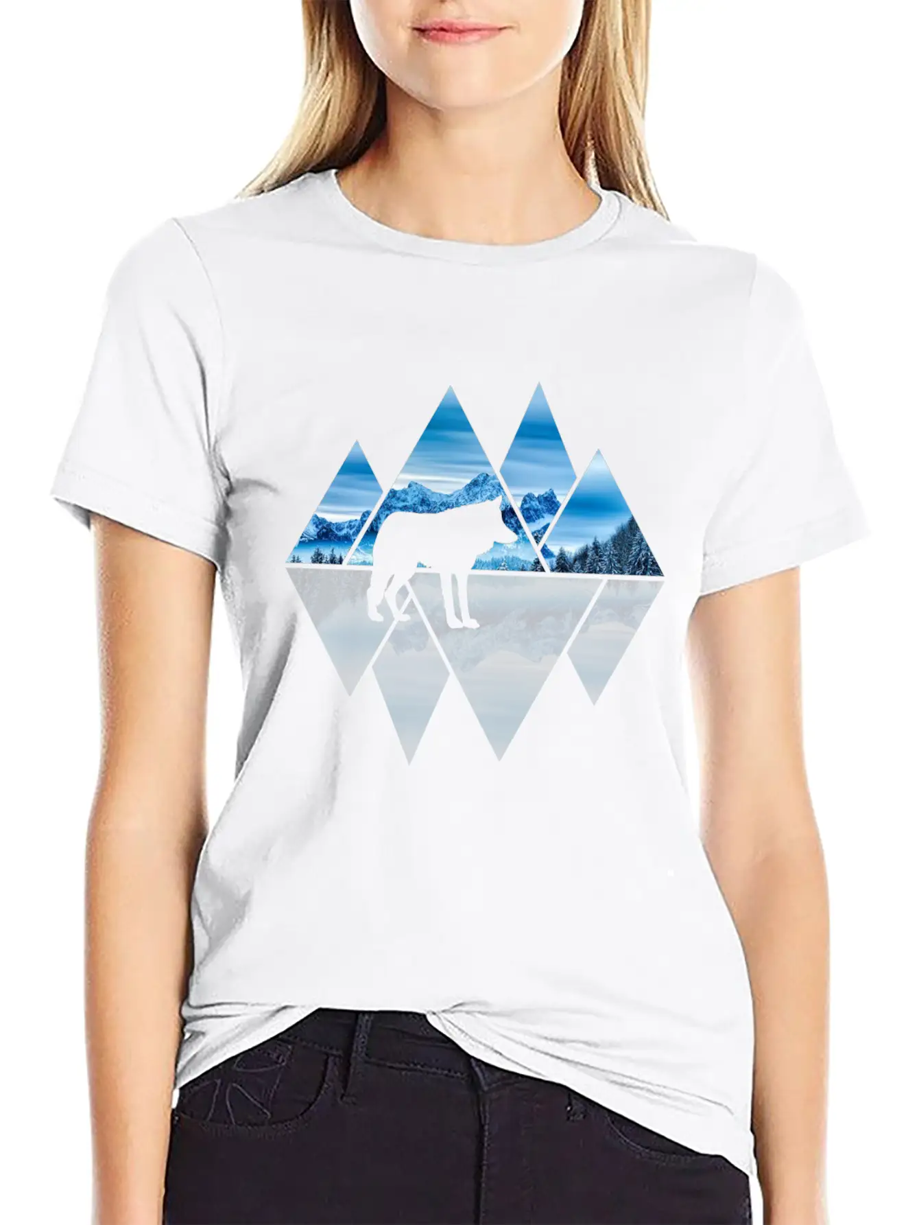 Wolf Mountains Nature Lover Ice Soft Cotton Short Sleeve Tee – Unisex Wardrobe Staple