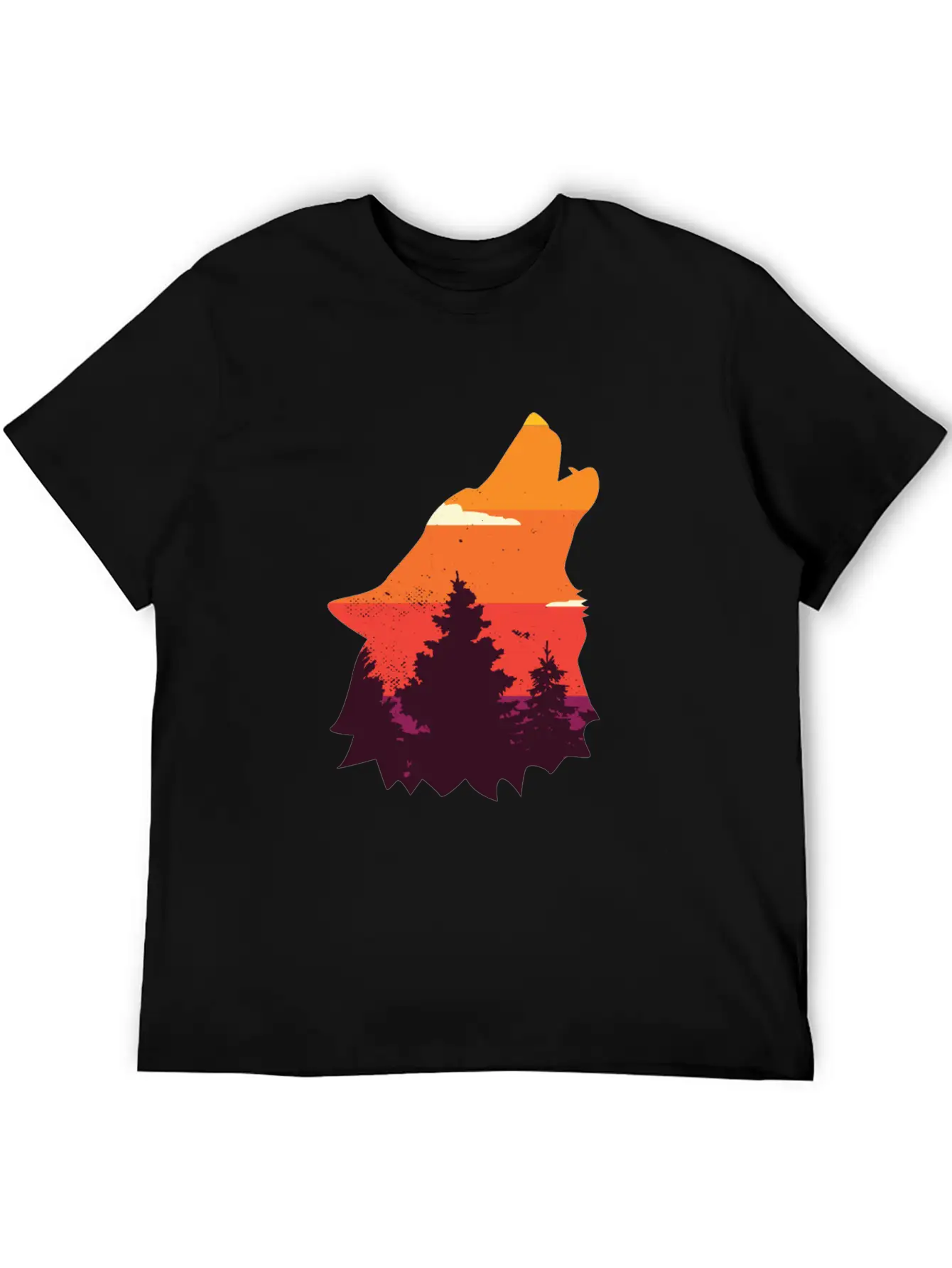 Wolf Nature Wolves Wolf Pack Modern Fit Casual T-Shirt – Clean And Versatile Design