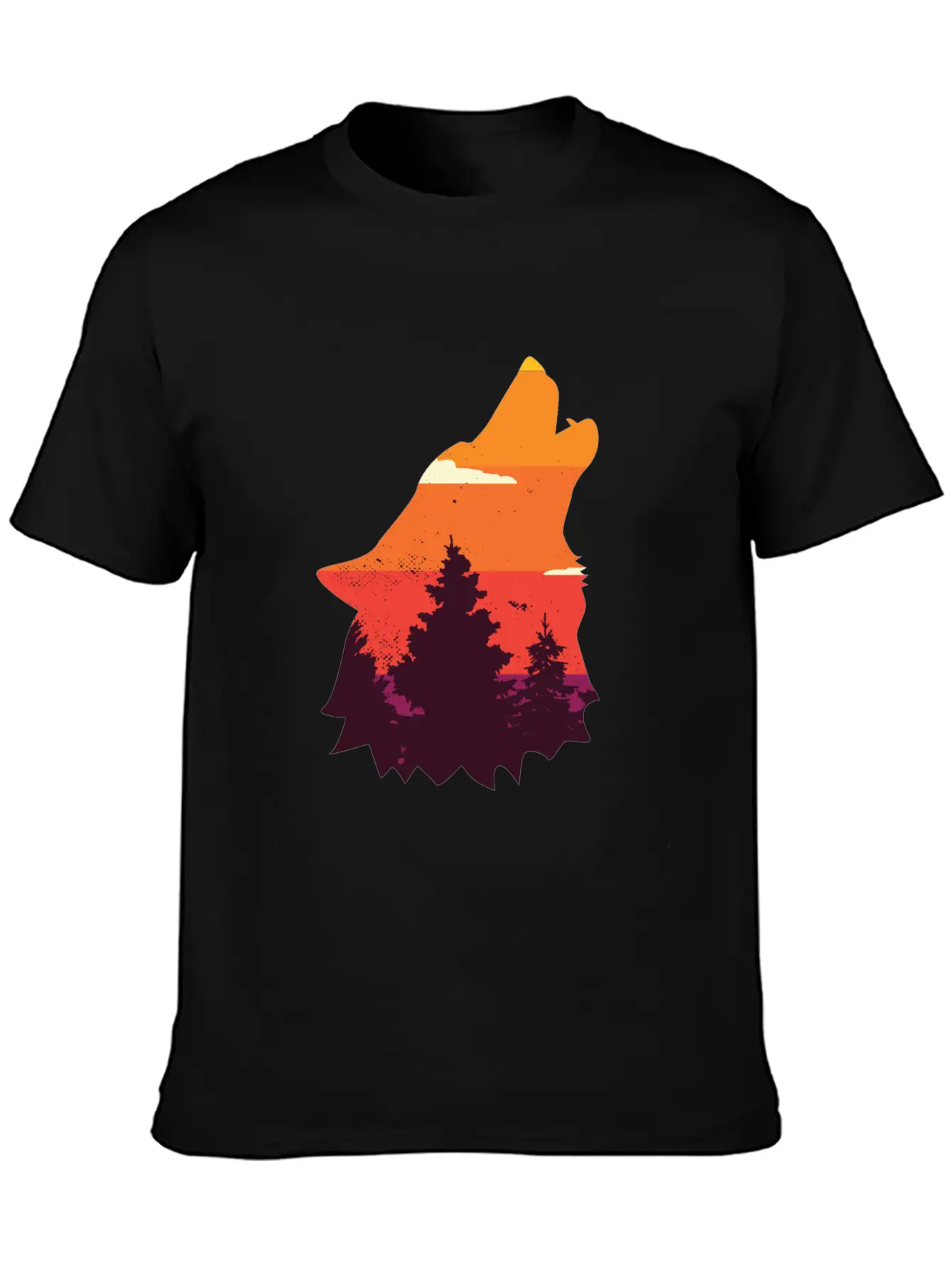 Wolf Nature Wolves Wolf Pack Modern Fit Casual T-Shirt – Clean And Versatile Design