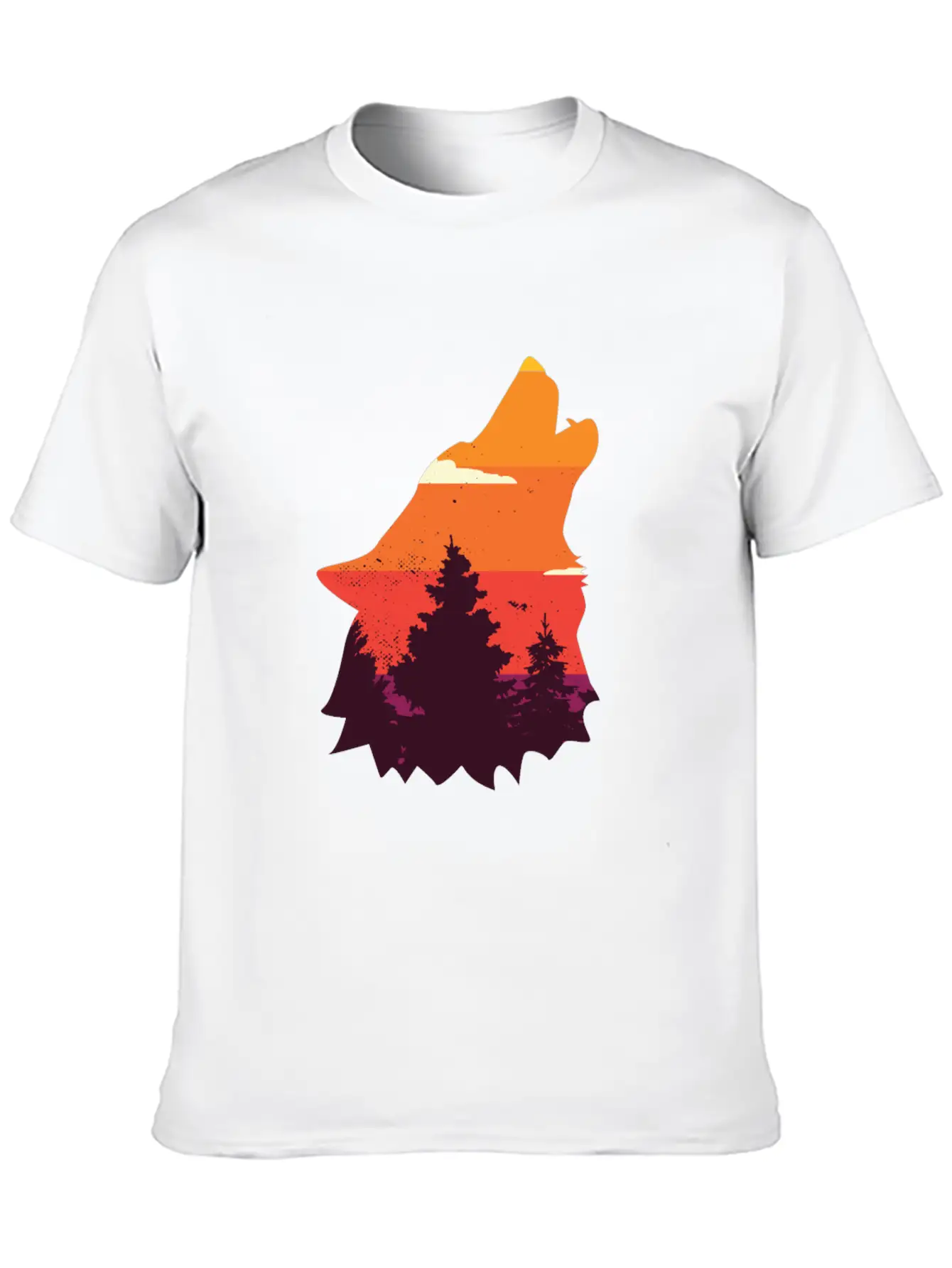 Wolf Nature Wolves Wolf Pack Modern Fit Casual T-Shirt – Clean And Versatile Design