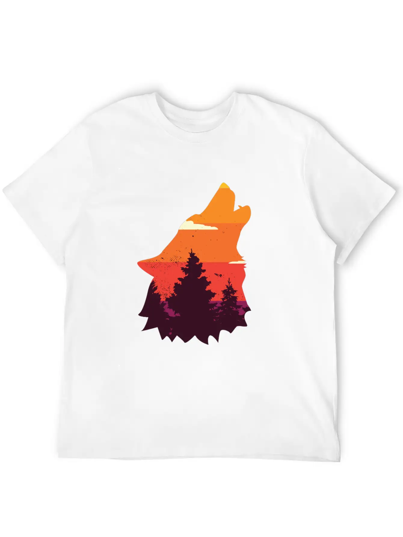 Wolf Nature Wolves Wolf Pack Modern Fit Casual T-Shirt – Clean And Versatile Design