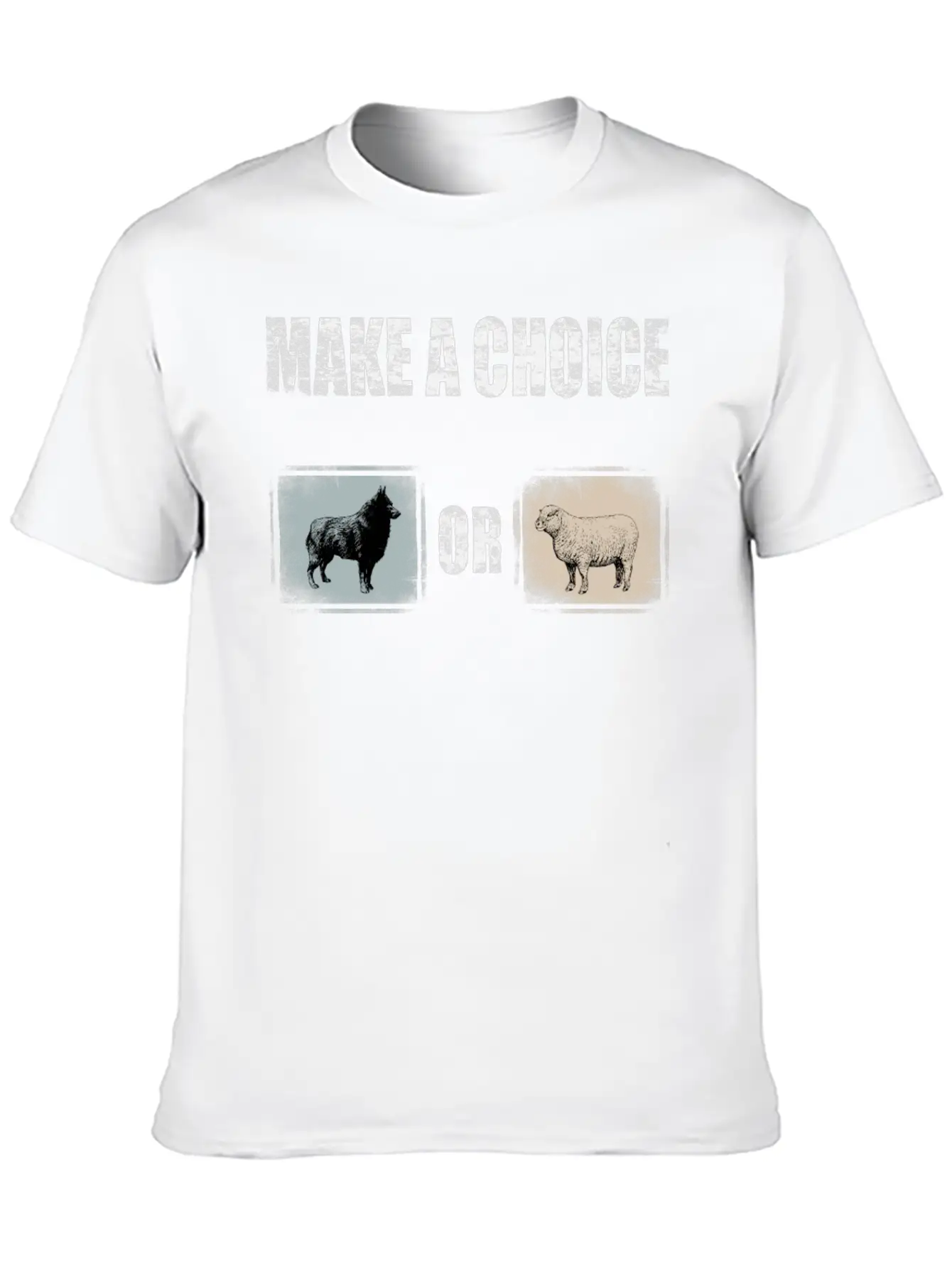 Wolf Or Sheep Lightweight Cotton T-Shirt – Daily Comfort Graphic Shirt