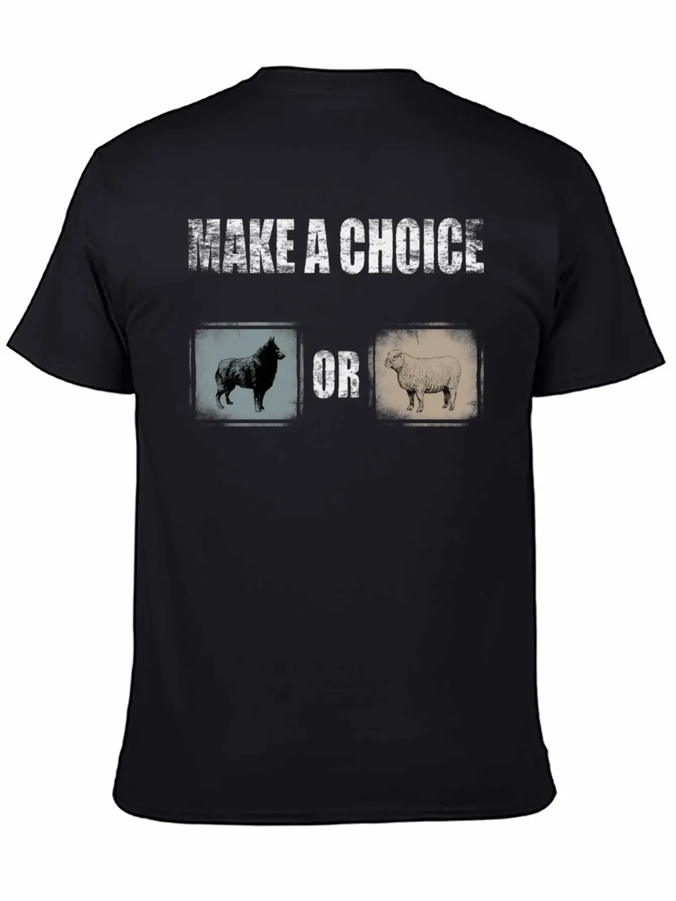 Wolf Or Sheep Lightweight Cotton T-Shirt – Daily Comfort Graphic Shirt