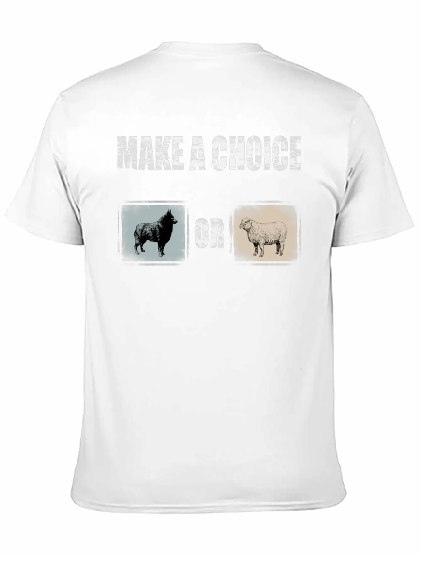 Wolf Or Sheep Lightweight Cotton T-Shirt – Daily Comfort Graphic Shirt