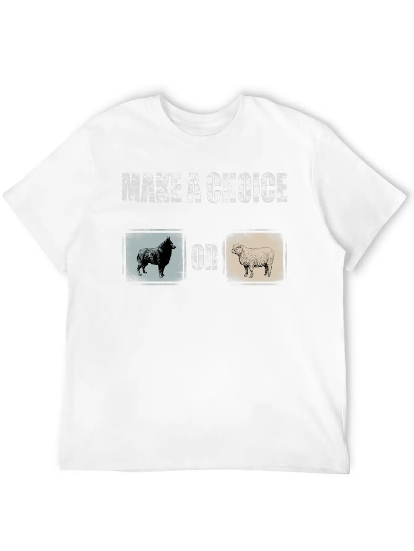 Wolf Or Sheep Lightweight Cotton T-Shirt – Daily Comfort Graphic Shirt