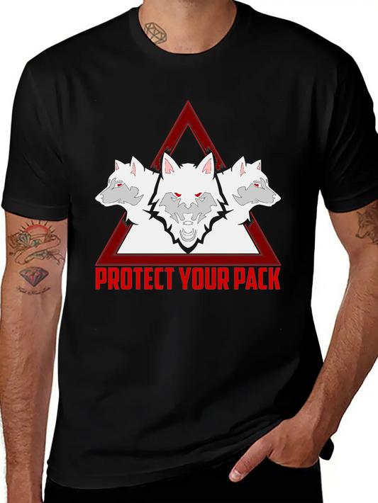 Wolf Pack Unisex Casual T-Shirt – Clean Design For Daily Comfort