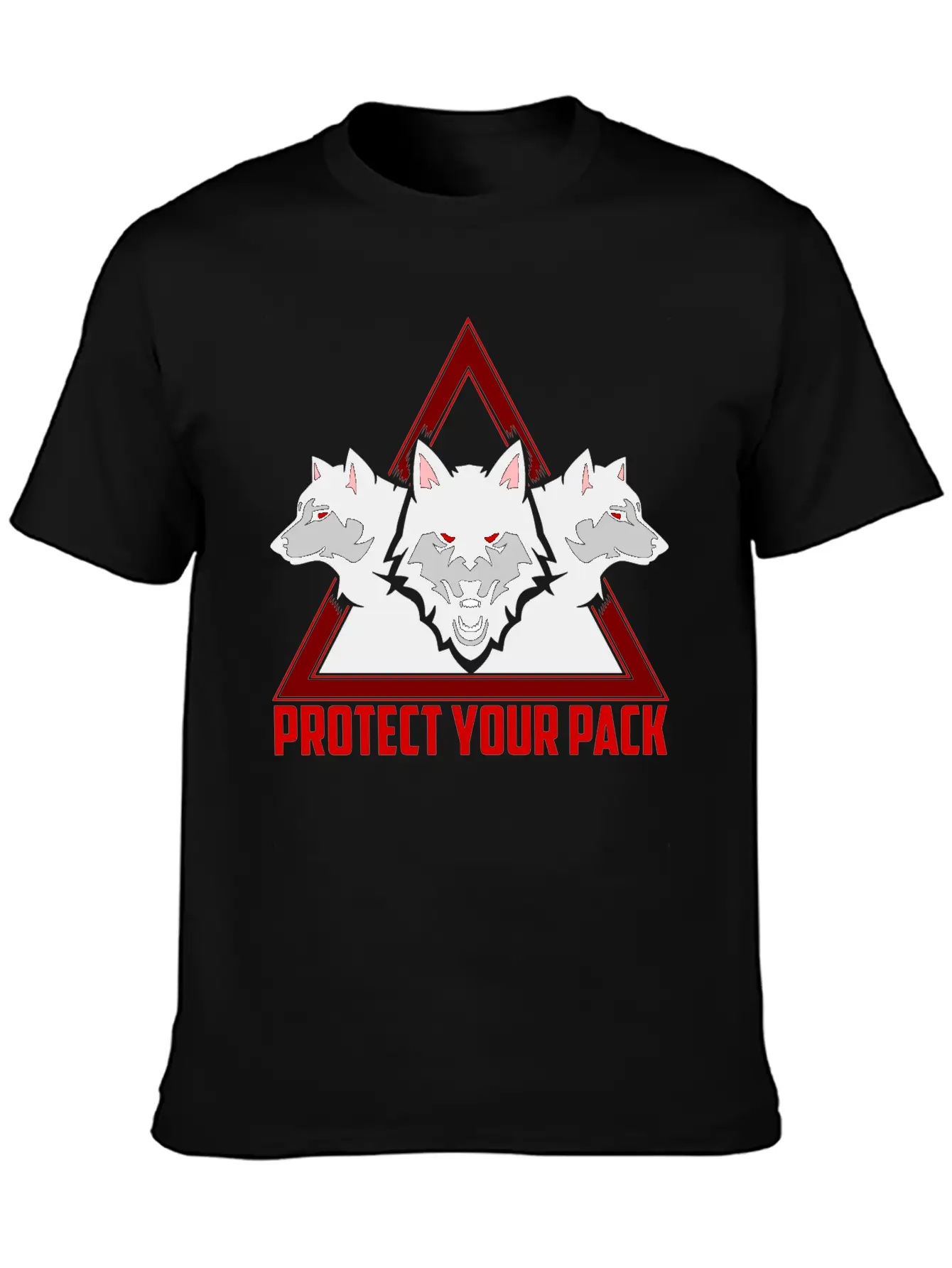 Wolf Pack Unisex Casual T-Shirt – Clean Design For Daily Comfort