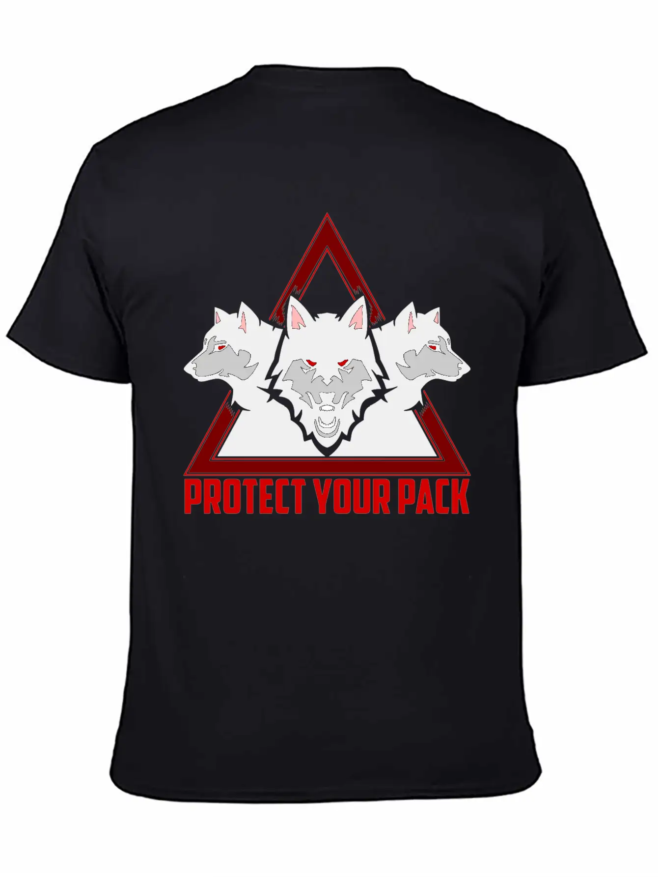 Wolf Pack Unisex Casual T-Shirt – Clean Design For Daily Comfort
