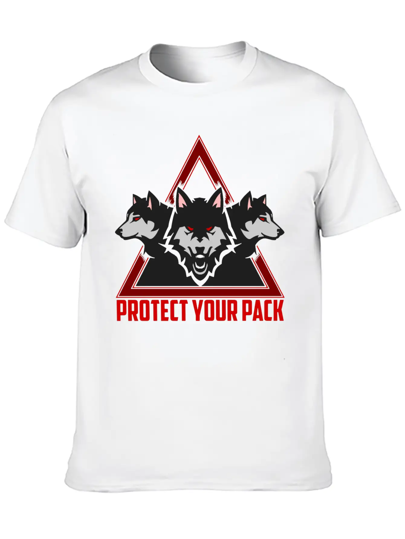 Wolf Pack Unisex Casual T-Shirt – Clean Design For Daily Comfort
