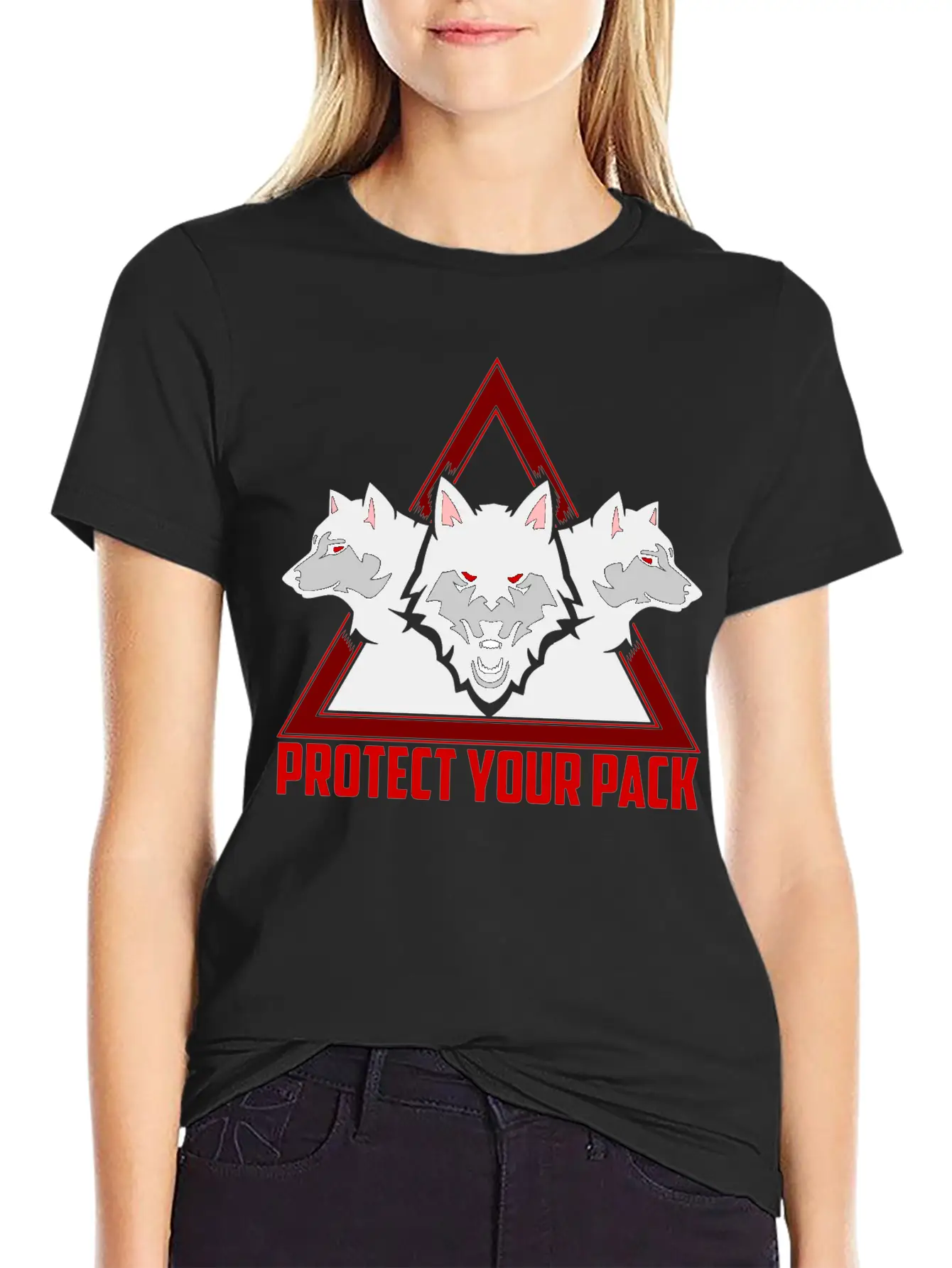 Wolf Pack Unisex Casual T-Shirt – Clean Design For Daily Comfort