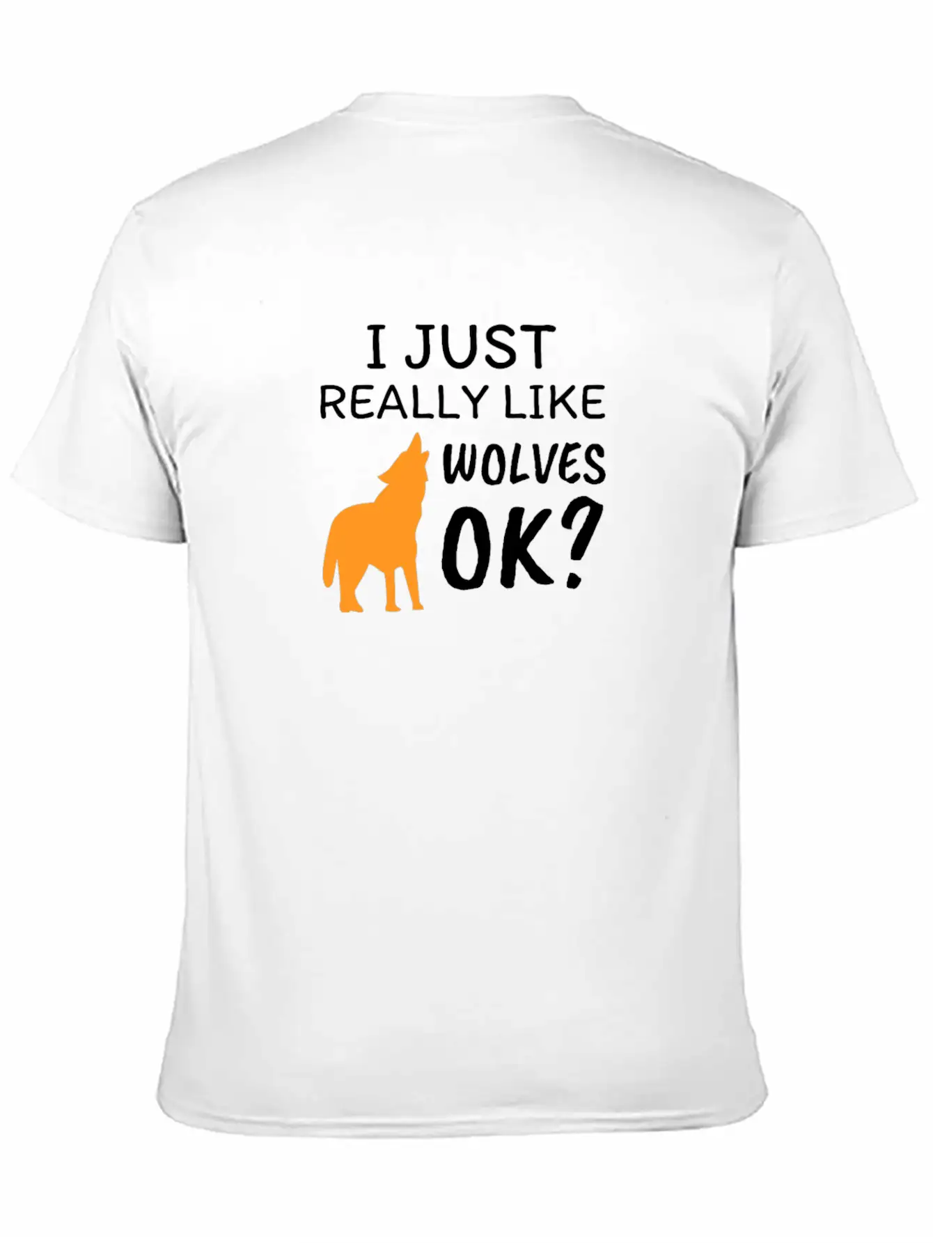 Wolf Soft Cotton Short Sleeve Tee – Unisex Wardrobe Staple