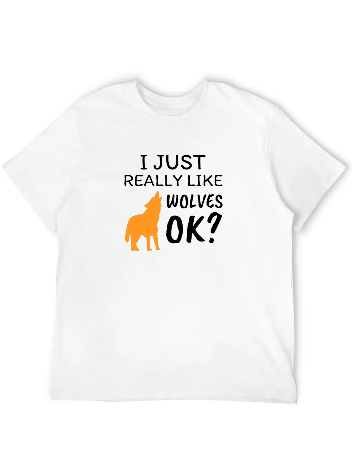 Wolf Soft Cotton Short Sleeve Tee – Unisex Wardrobe Staple
