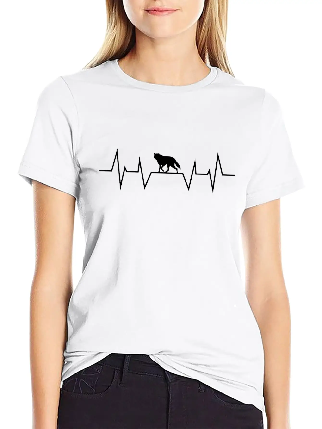 Wolf Stylish Everyday T-Shirt – Unisex Basic Cotton Tee