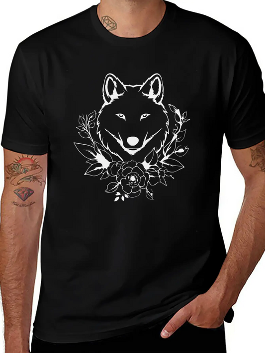 Wolf Unisex Casual T-Shirt – Clean Design For Daily Comfort