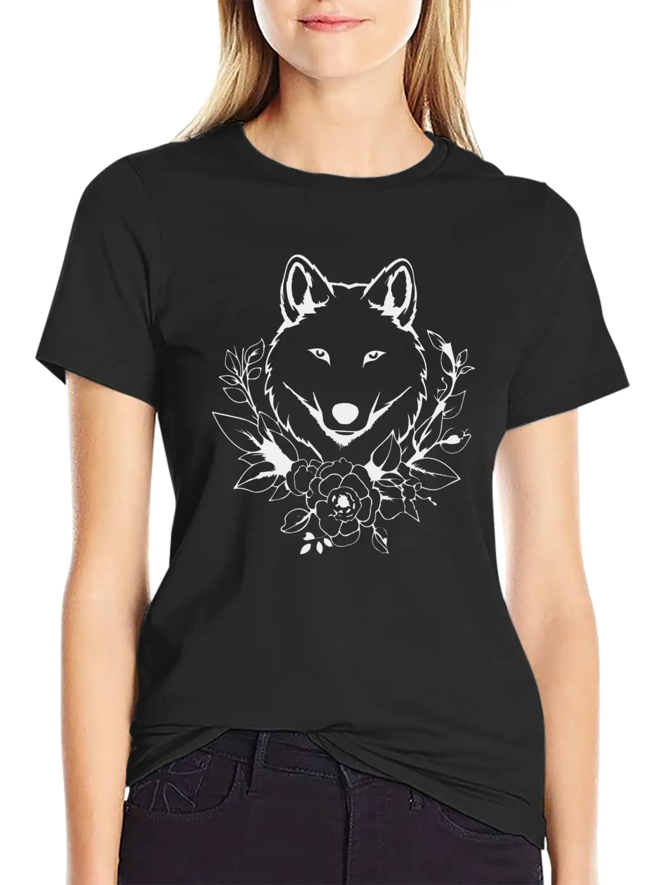 Wolf Unisex Casual T-Shirt – Clean Design For Daily Comfort