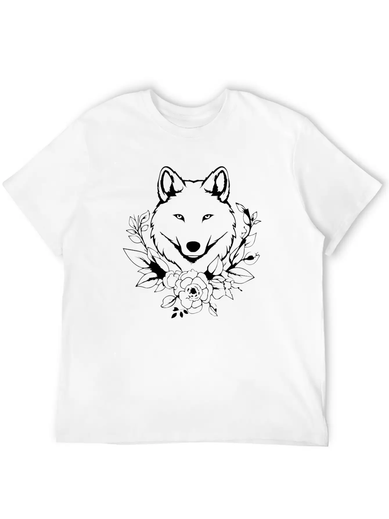 Wolf Unisex Casual T-Shirt – Clean Design For Daily Comfort