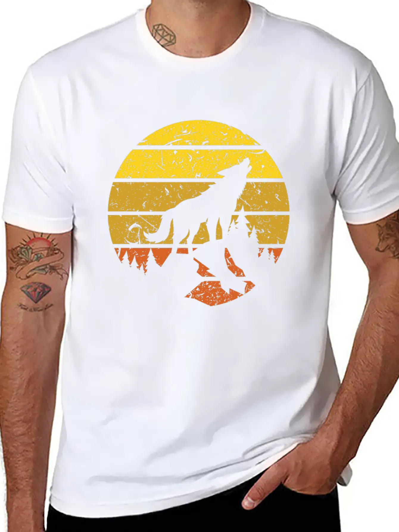 Wolf Wilderness Soft Cotton Short Sleeve Tee – Unisex Wardrobe Staple