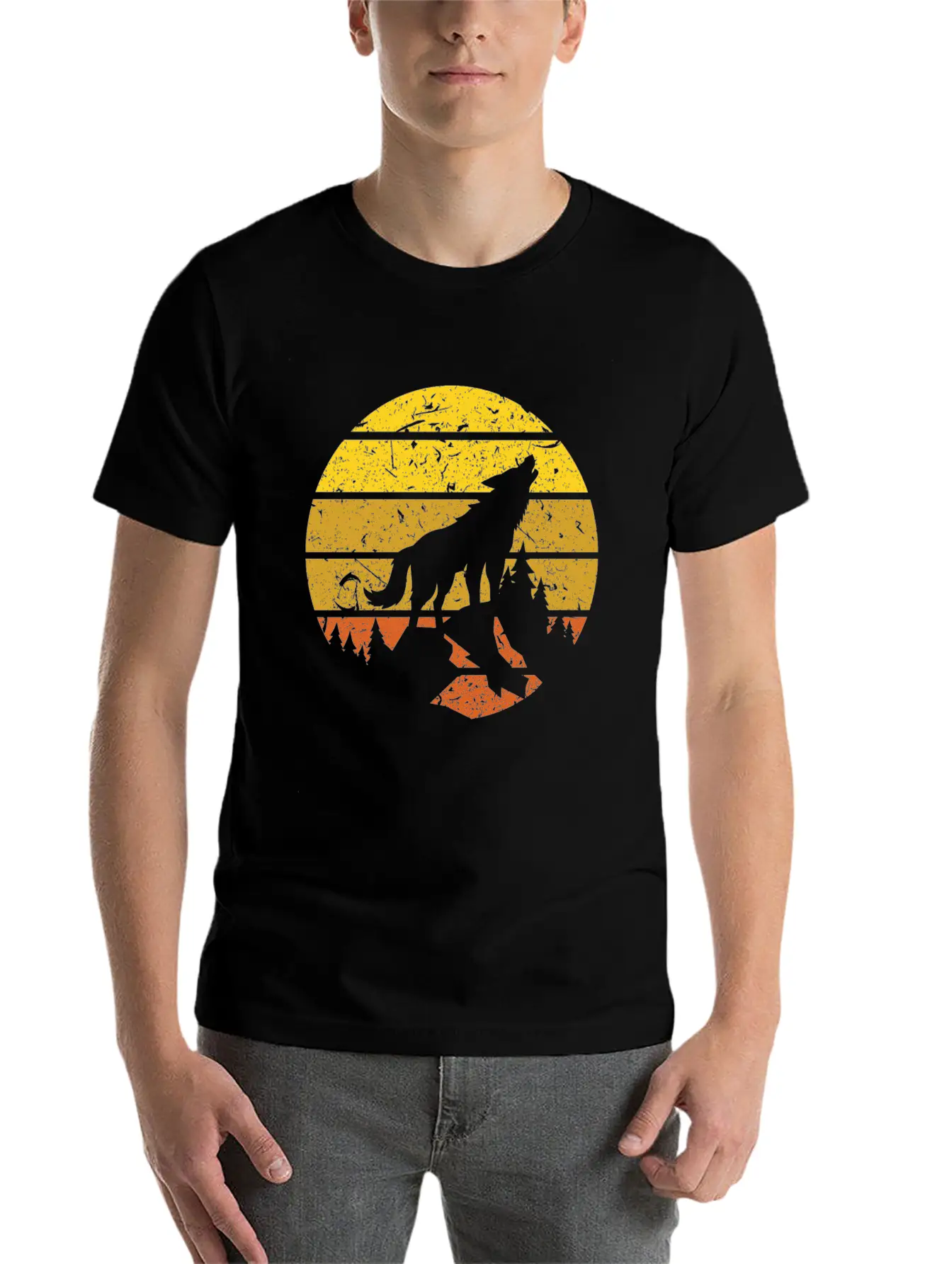 Wolf Wilderness Soft Cotton Short Sleeve Tee – Unisex Wardrobe Staple