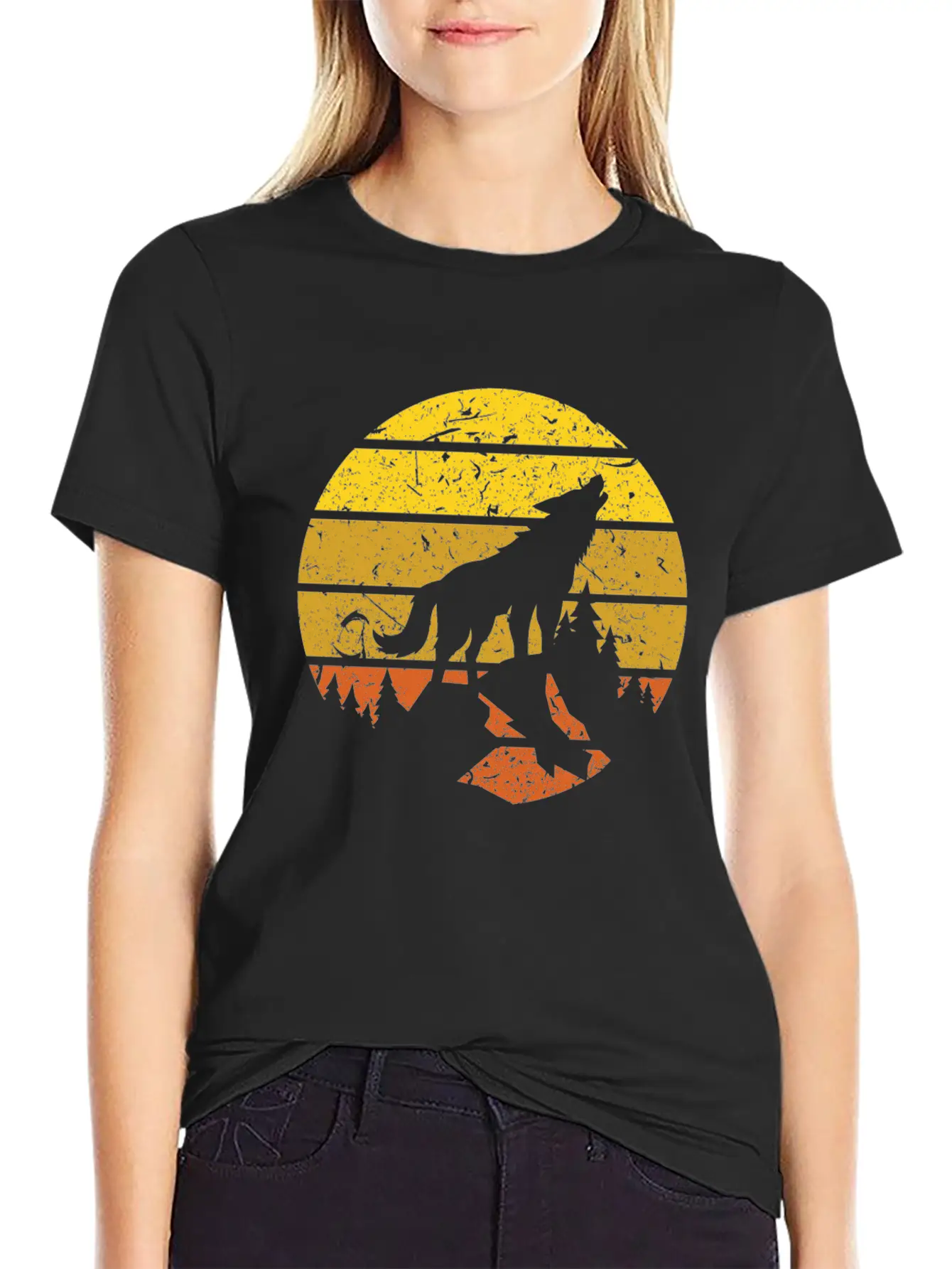 Wolf Wilderness Soft Cotton Short Sleeve Tee – Unisex Wardrobe Staple