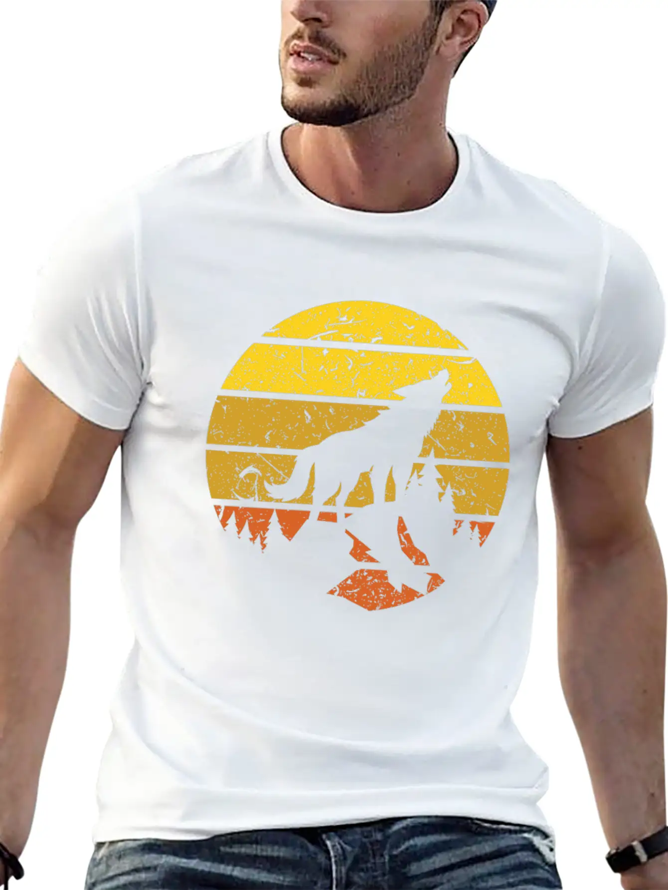 Wolf Wilderness Soft Cotton Short Sleeve Tee – Unisex Wardrobe Staple