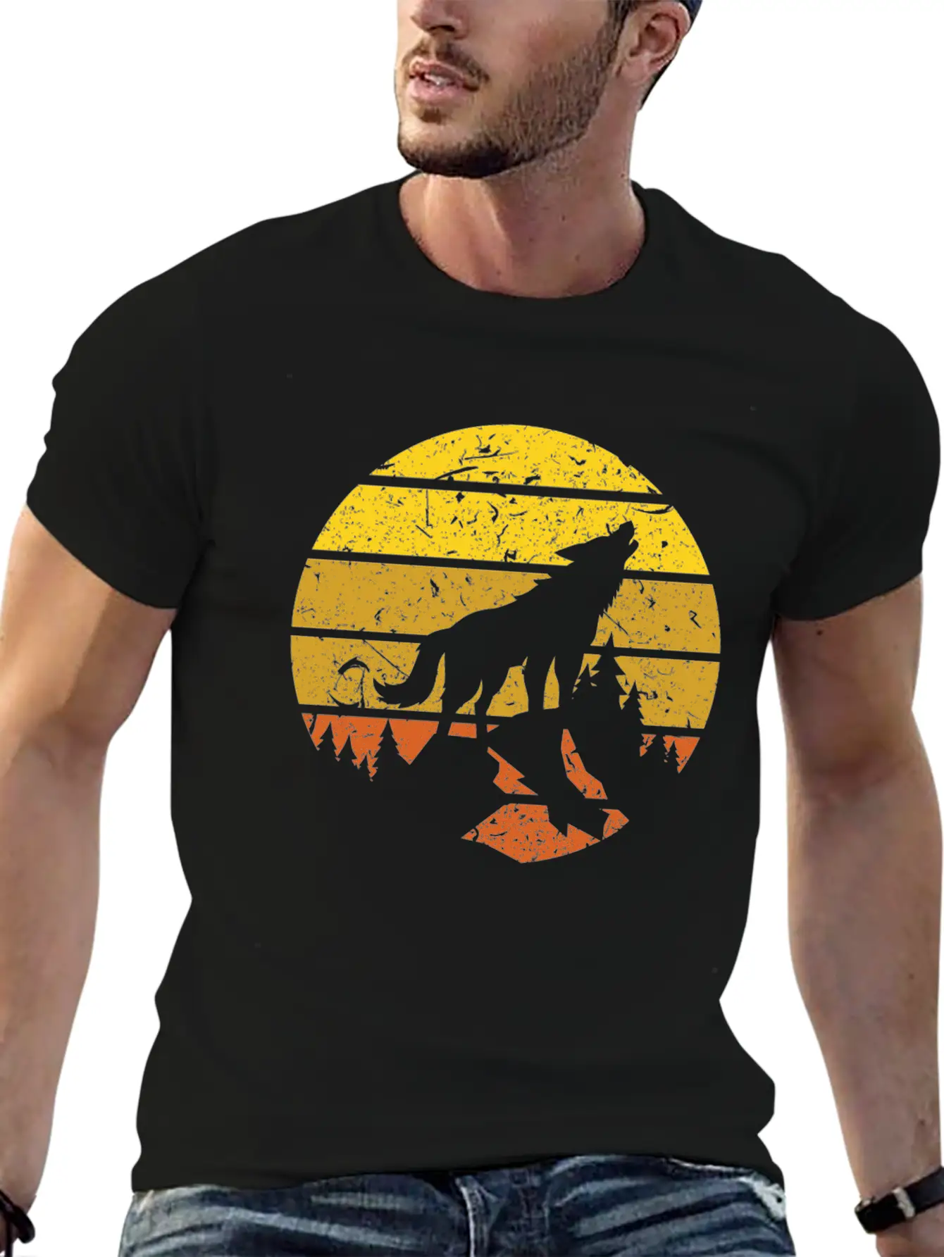 Wolf Wilderness Soft Cotton Short Sleeve Tee – Unisex Wardrobe Staple