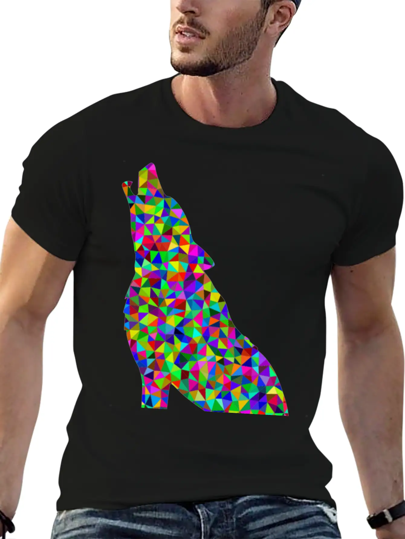 Wolf Wolfes Wolves Tribal71 Modern Fit Casual T-Shirt ��� Clean And Versatile Design