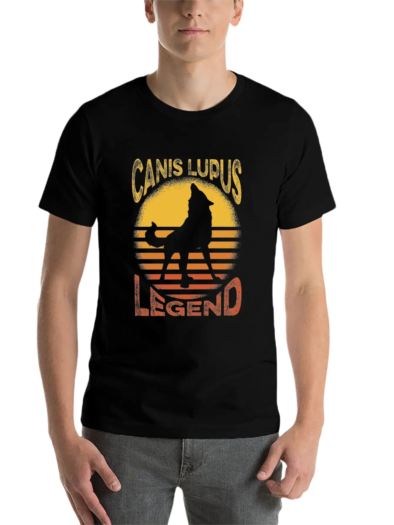 Wolf Wolves Basic Graphic T-Shirt – Daily Comfort In Soft Cotton